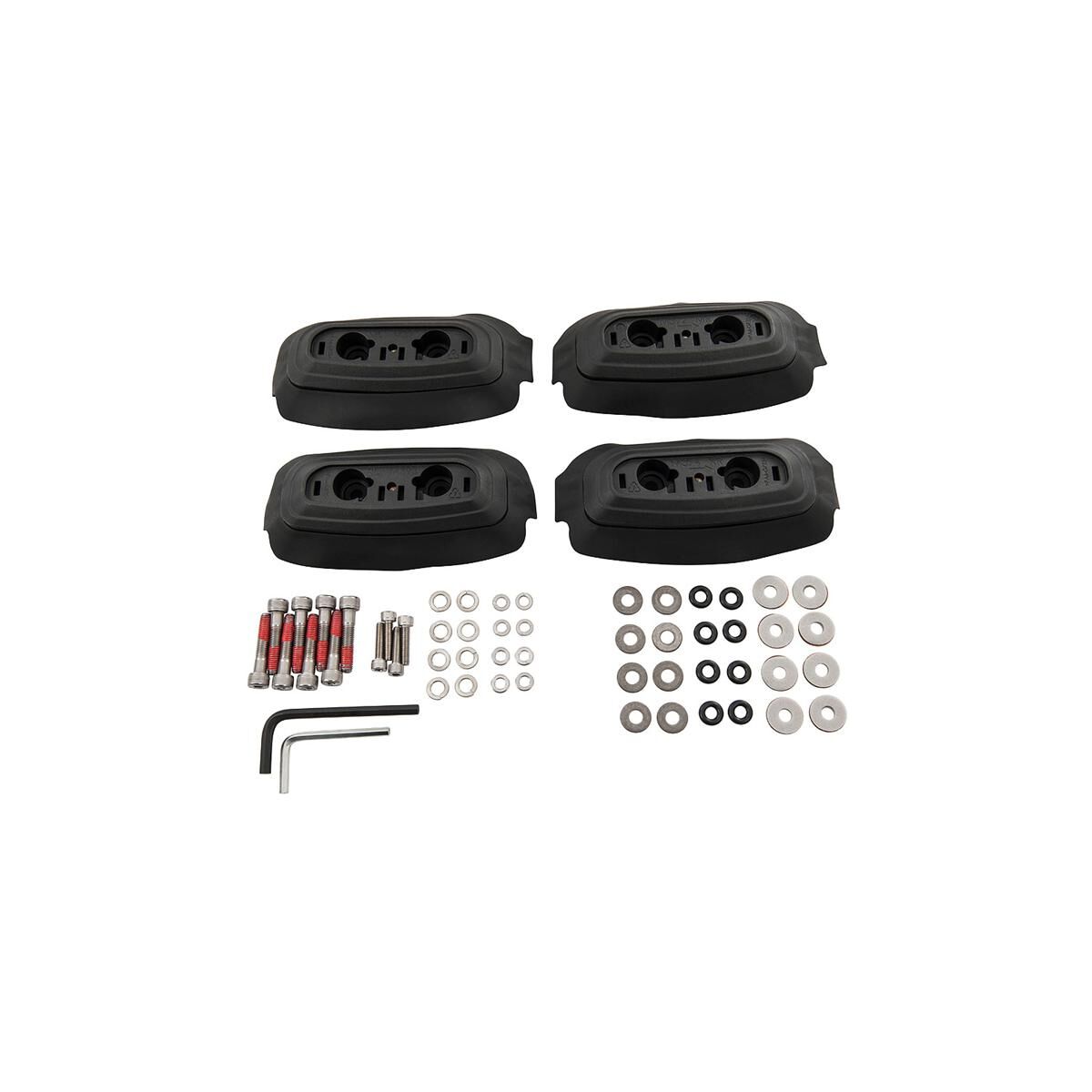 Rhino-Rack Base Kit to suit Kluger 4DR XU50 3/14 4Pcs - RCP37-BK, , scanz_hi-res
