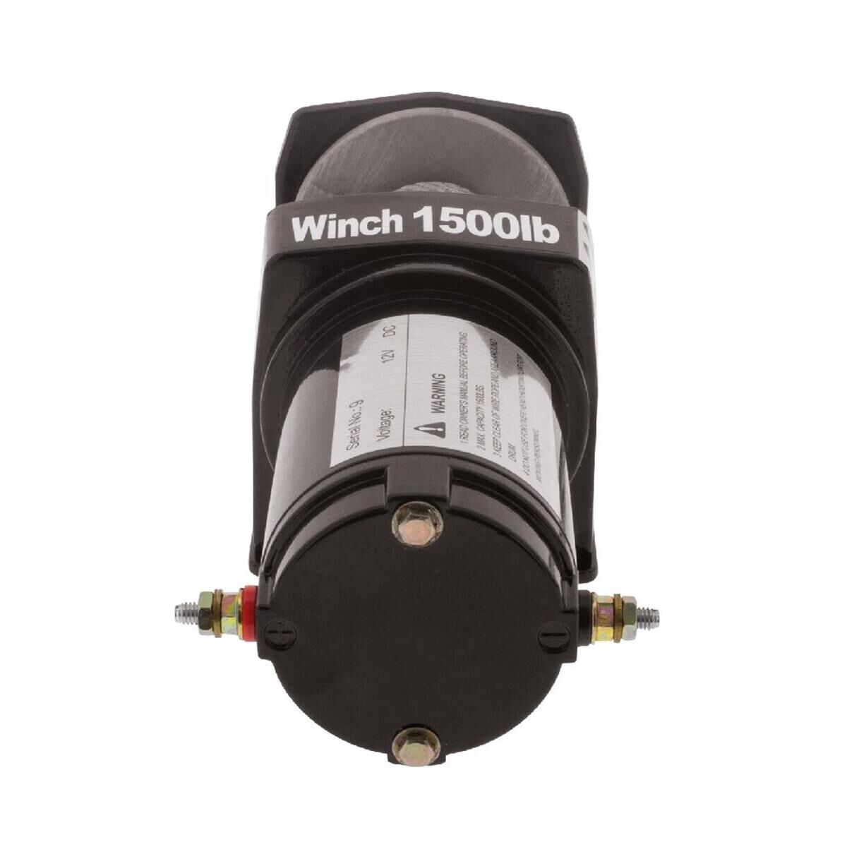 ELECTRIC ATV WINCH 1500lbs 12v STEEL CABLE  HULK 4x4, , scanz_hi-res