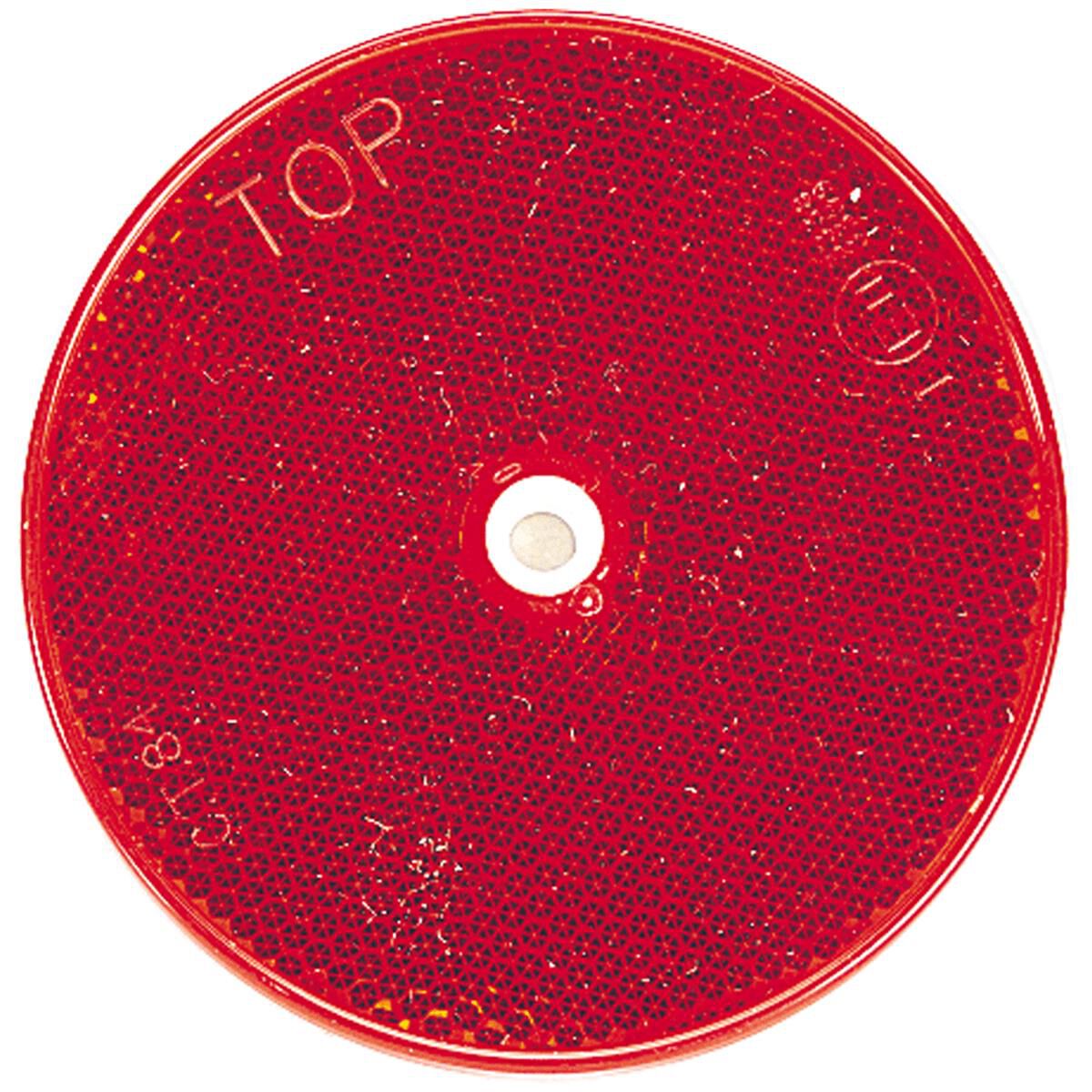 REFLECTOR RED 84MM WITH HOLE, , scanz_hi-res
