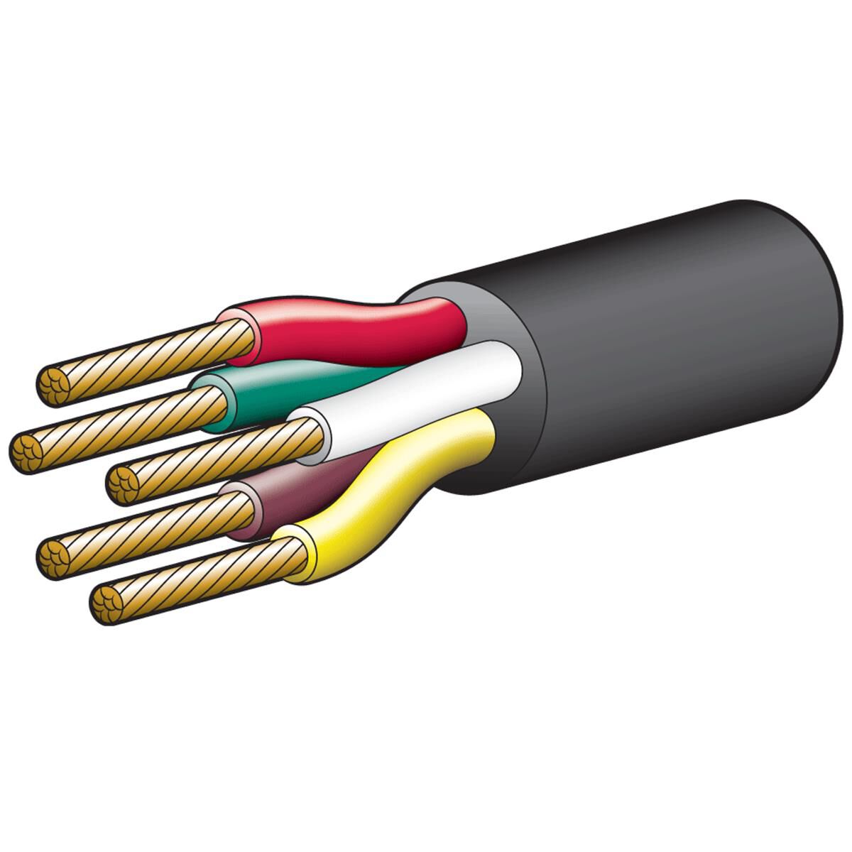 CABLE TRLER 5 CORE 12AMP 2.5M, , scanz_hi-res