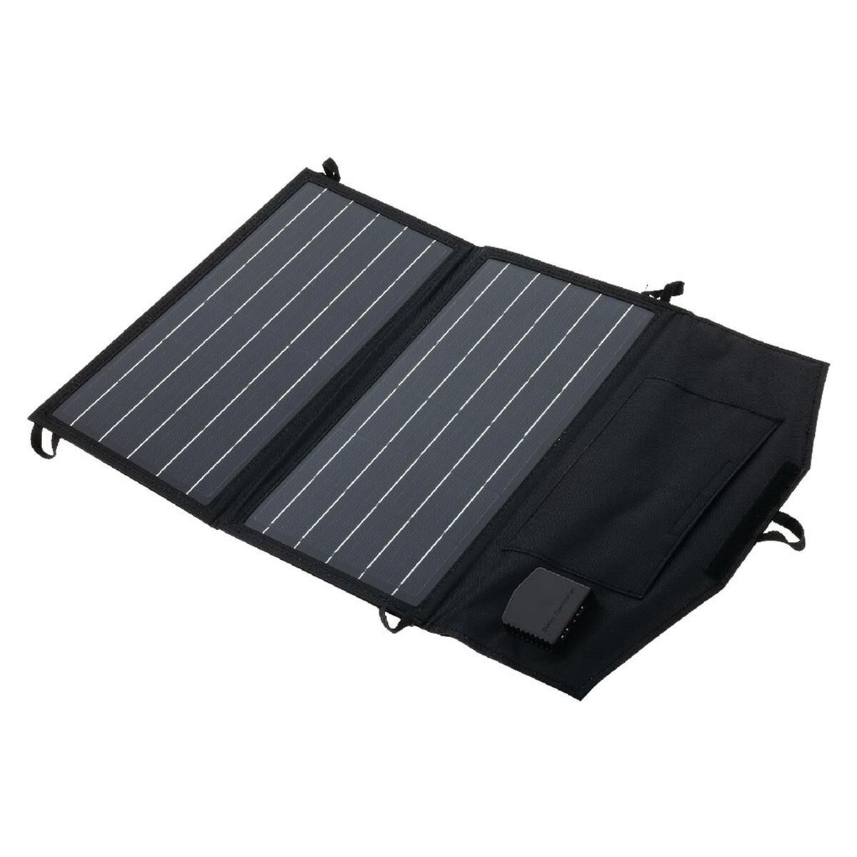 20W PORTABLE FOLD SOLAR PANEL 560mm x 355mm x 15mm BLACK, , scanz_hi-res