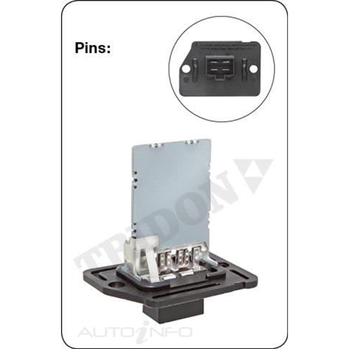 TRIDON HEATER FAN RESISITOR, , scanz_hi-res