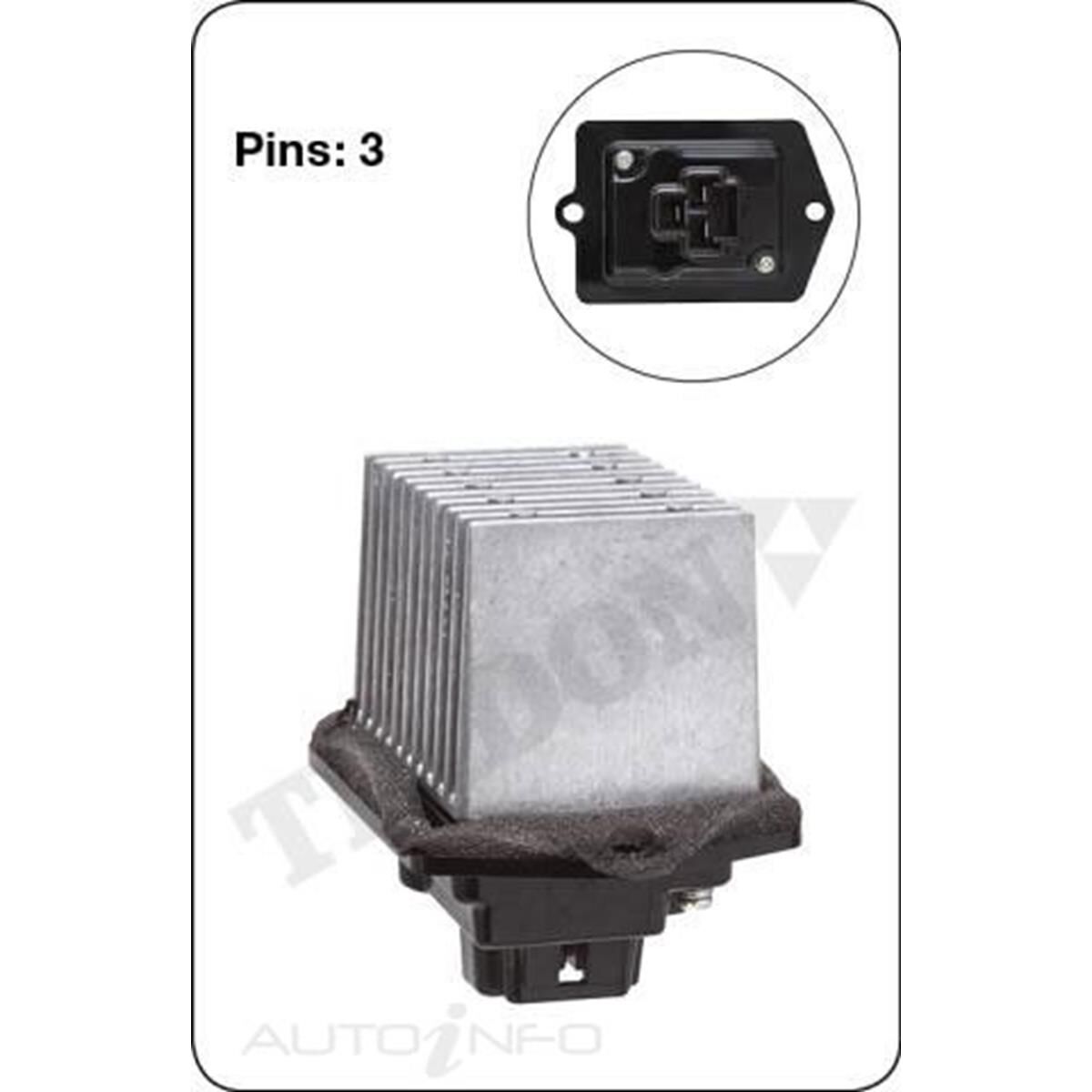 TRIDON HEATER FAN RESISITOR, , scanz_hi-res