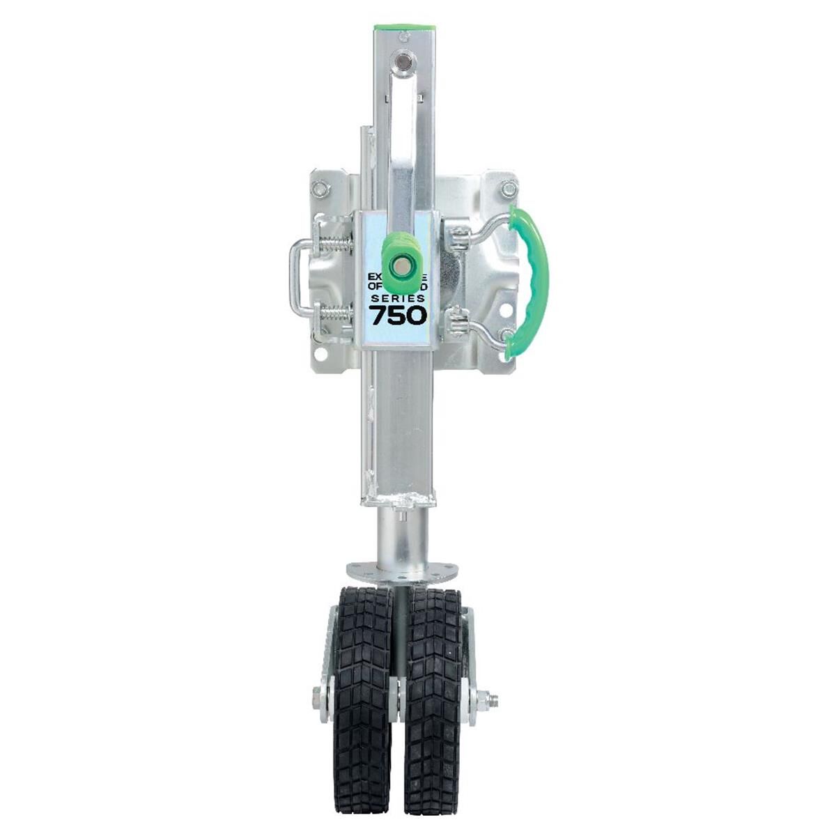 OFF-ROAD JOCKEY WHEEL 750kg RATED ADJUSTABLE HEIGHT DUAL WHEELS BULK PACK, , scanz_hi-res