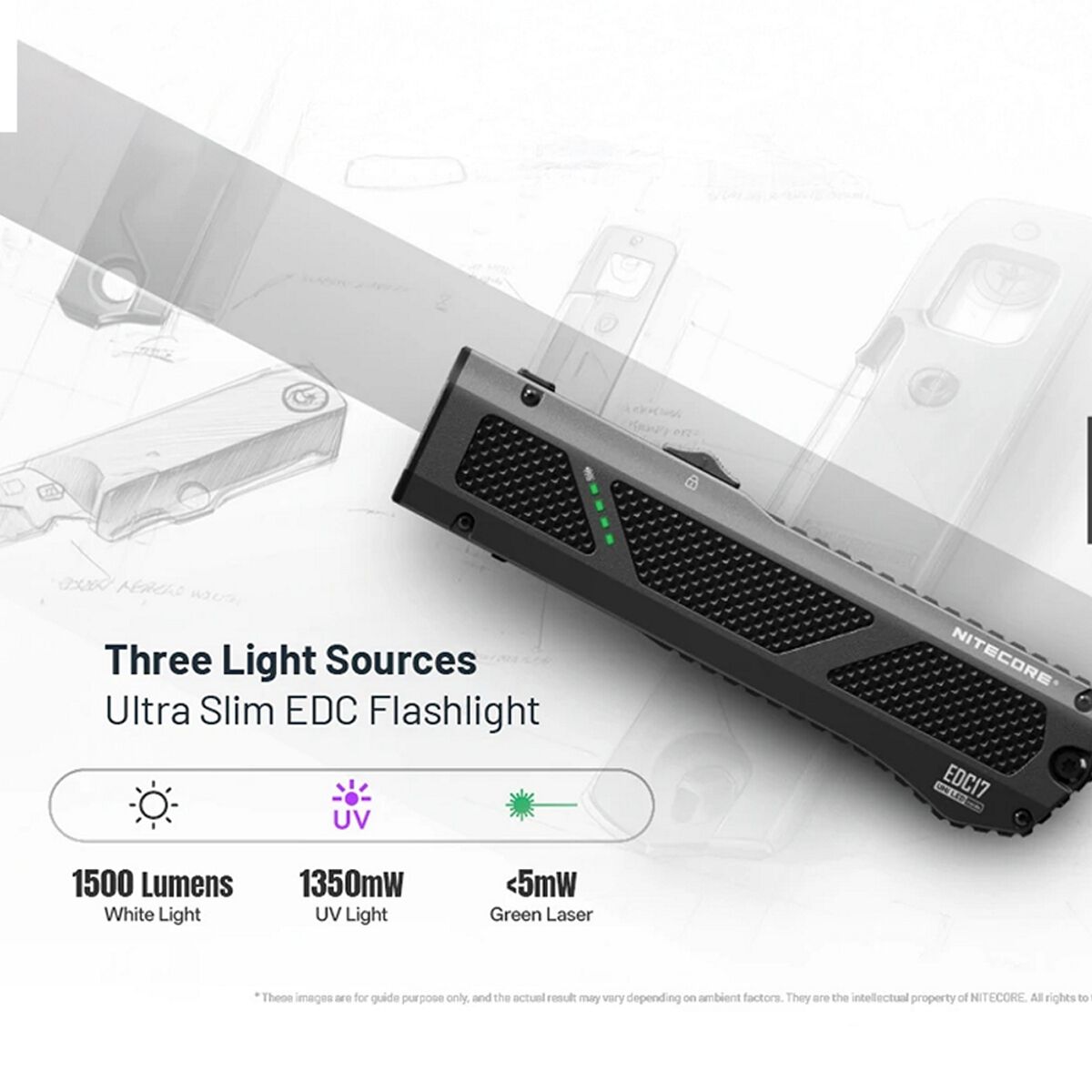NITECORE EDC17 1500 LUMEN EDC TORCH, , scanz_hi-res