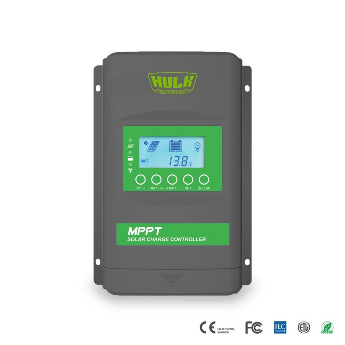 MPPT SOLAR CONTROLLER 40 AMP 12/24V MAX. PV VOC 100V, , scanz_hi-res