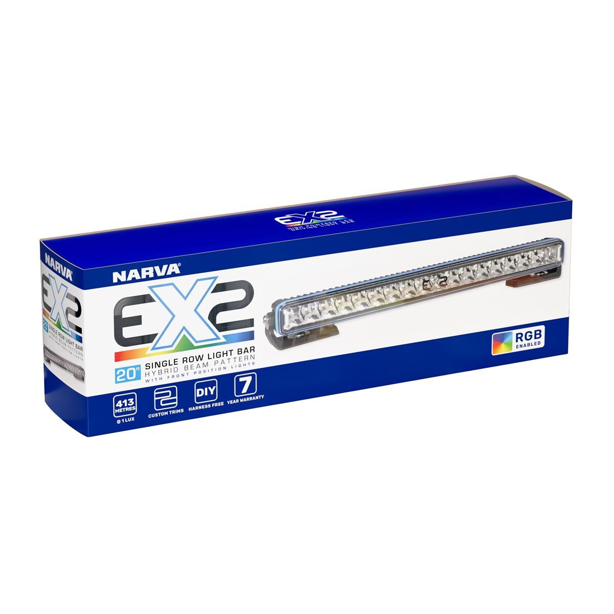 20 INCH EX2-R LIGHT BAR SINGLE ROW RGB ENABLED, , scanz_hi-res
