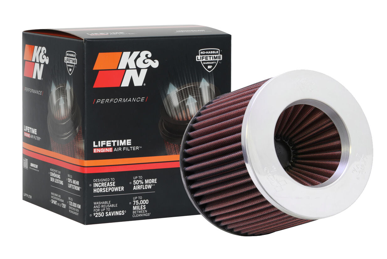 K&N HI-FLOW AIR FILTER - REUSABLE, , scanz_hi-res