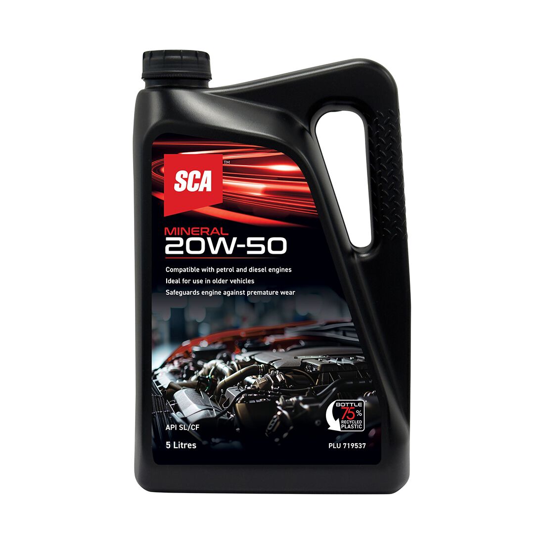 SCA Mineral Engine Oil 20W-50 5 Litre, , scanz_hi-res