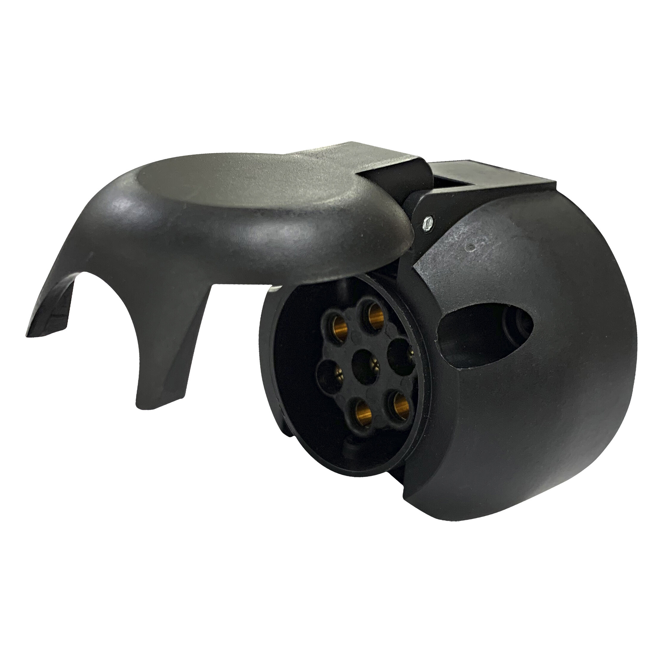 SCA Trailer Socket 7 Pin Large Round, , scanz_hi-res