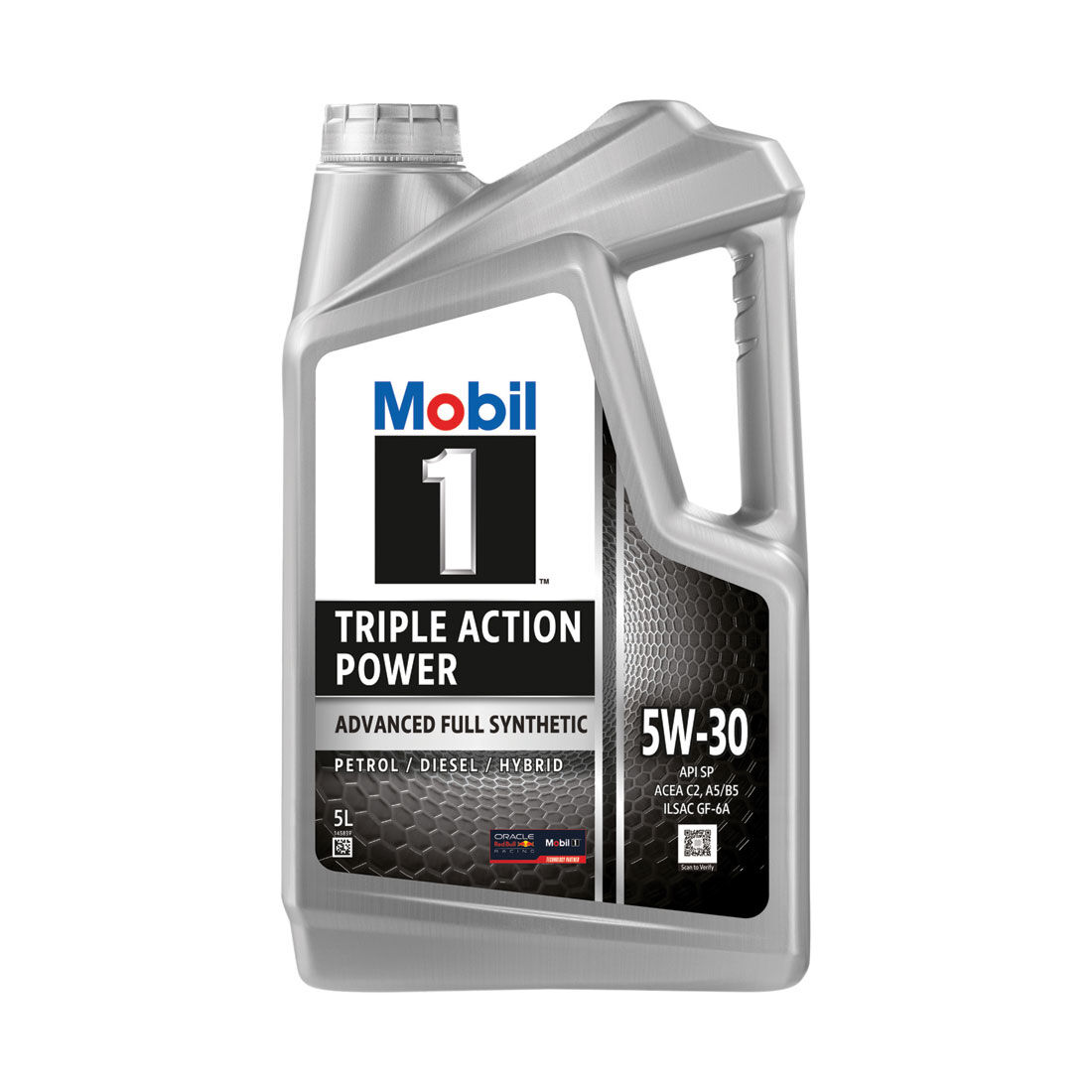 Mobil 1 Triple Action Power Engine Oil 5W-30 5 Litre, , scanz_hi-res