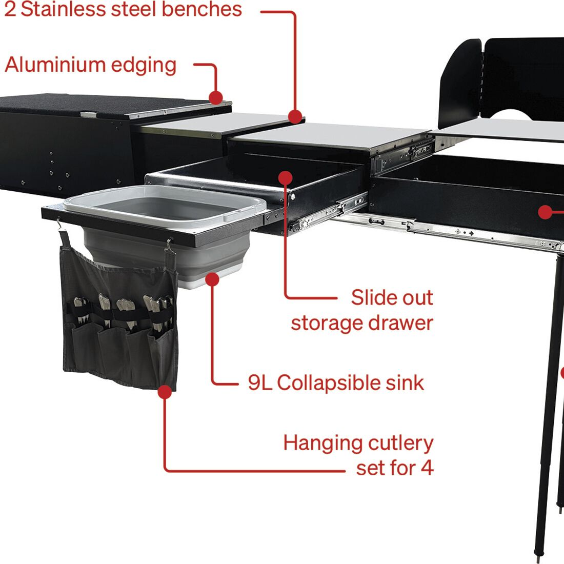 Ridge Ryder 4WD Deluxe Camp Kitchen, , scanz_hi-res