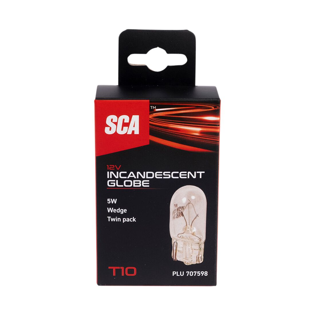 SCA Incandescent Globe - T10 12V 5W - 2 Pack, , scanz_hi-res