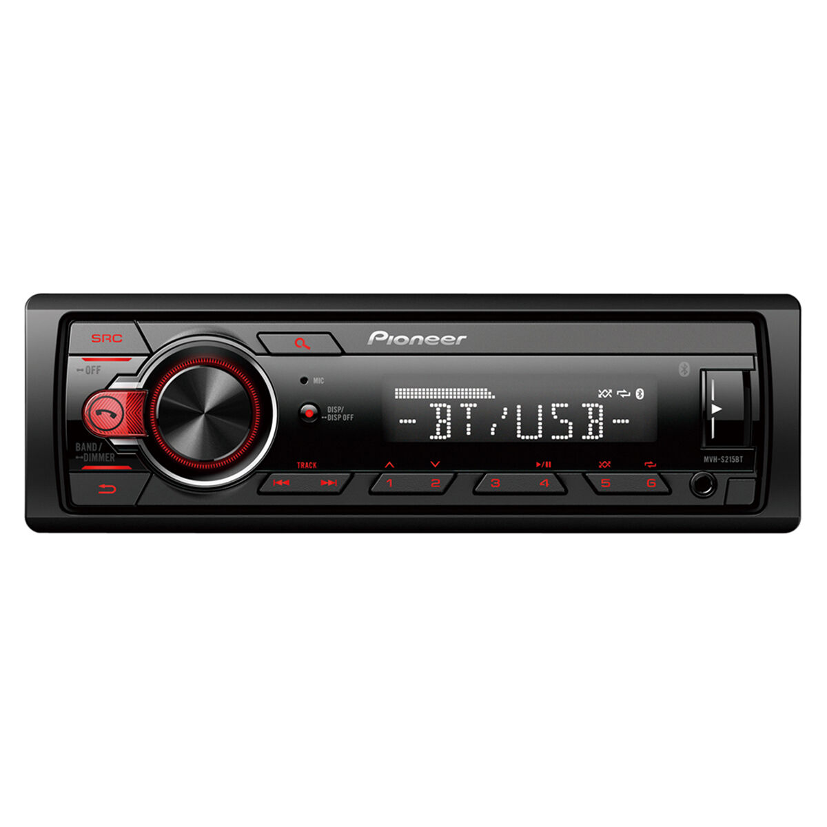 Pioneer MVH-S215BT Single DIN Head Unit with Bluetooth, , scanz_hi-res