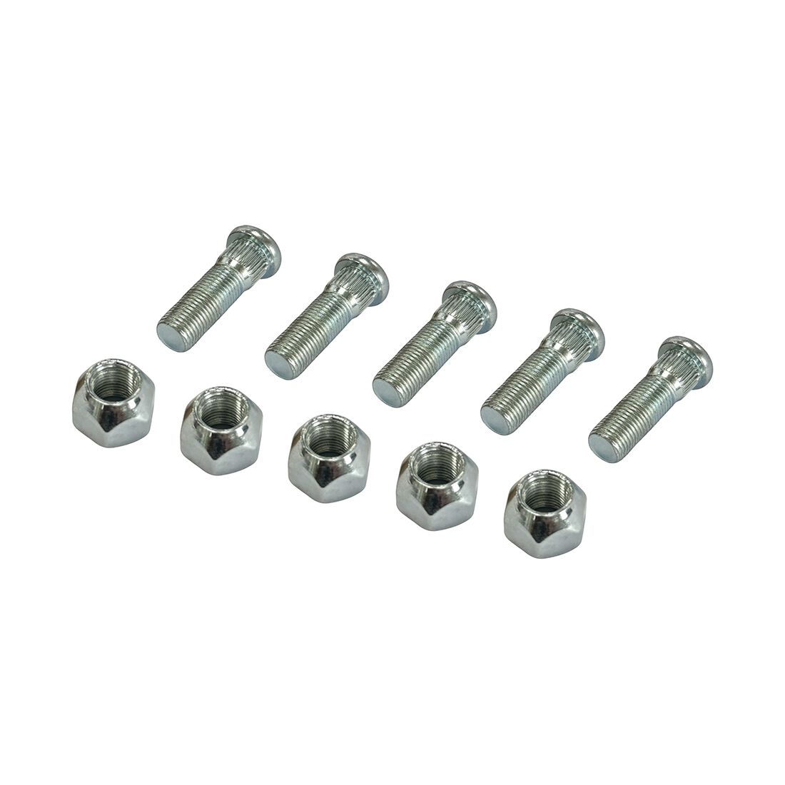 SCA Trailer Wheel Stud and Nut 1/2 Inch 5 Piece Set, , scanz_hi-res