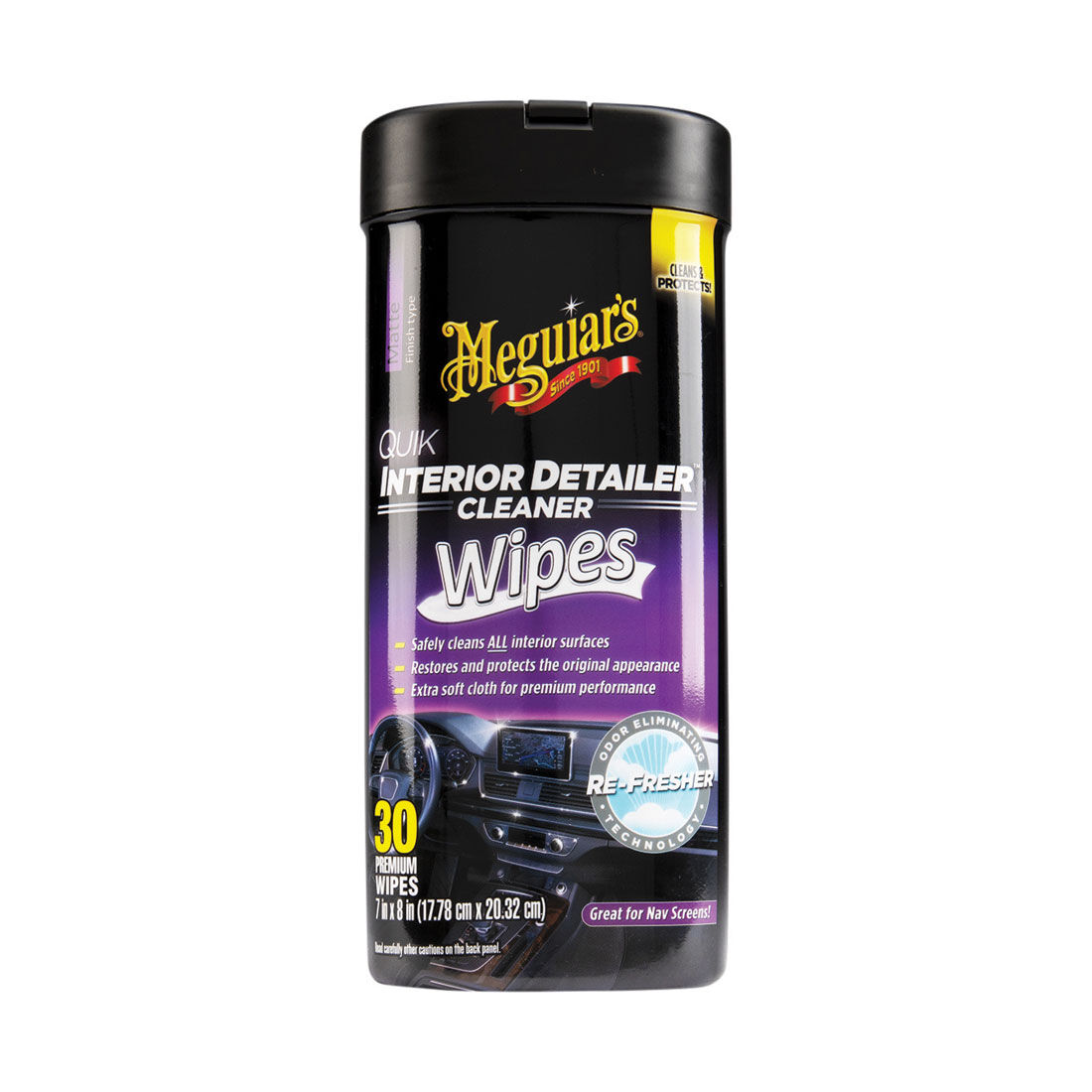 Meguiar's Quik Interior Detailer Wipes 30 Pack, , scanz_hi-res