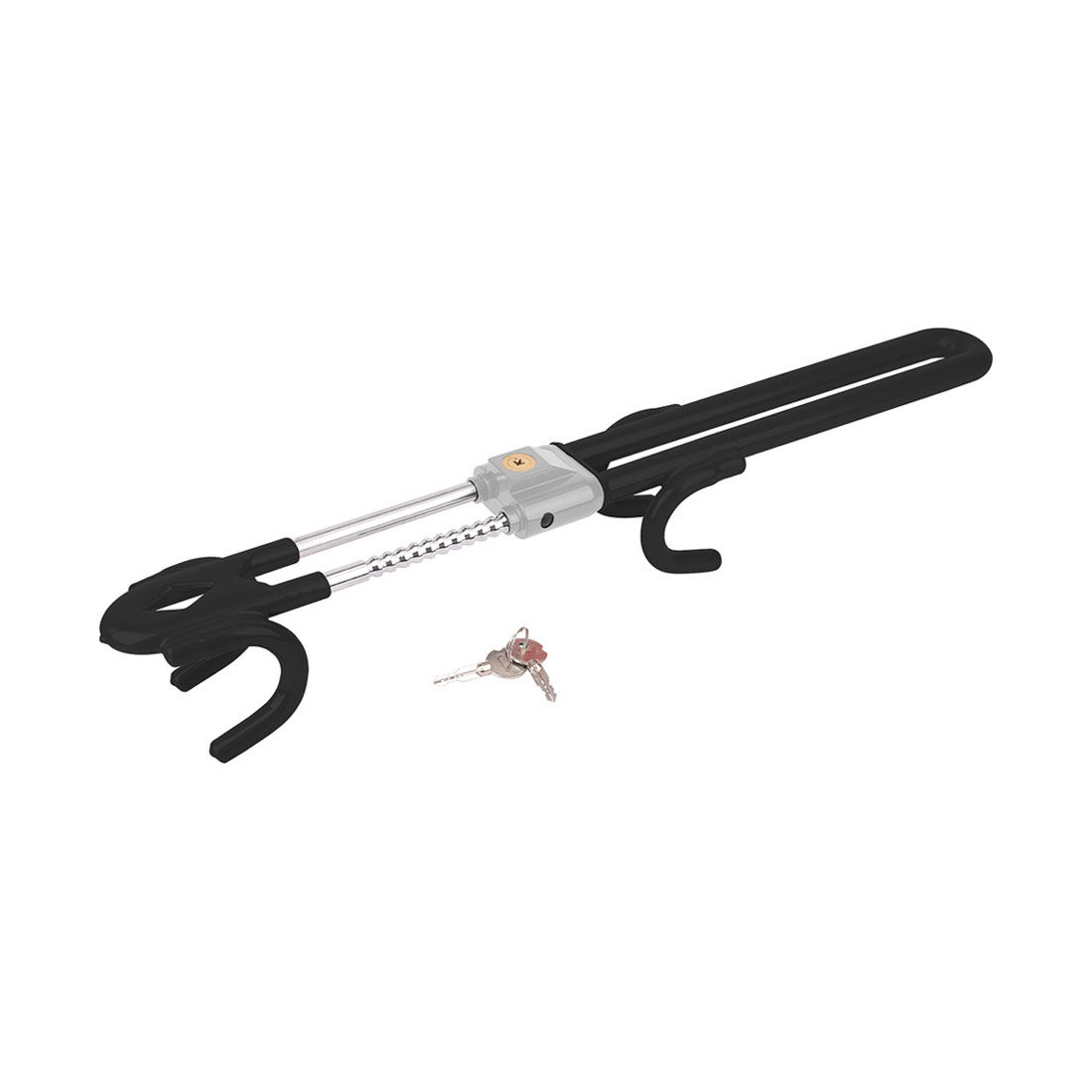 Cabin Crew Double Hook Car Steering Wheel Lock, , scanz_hi-res