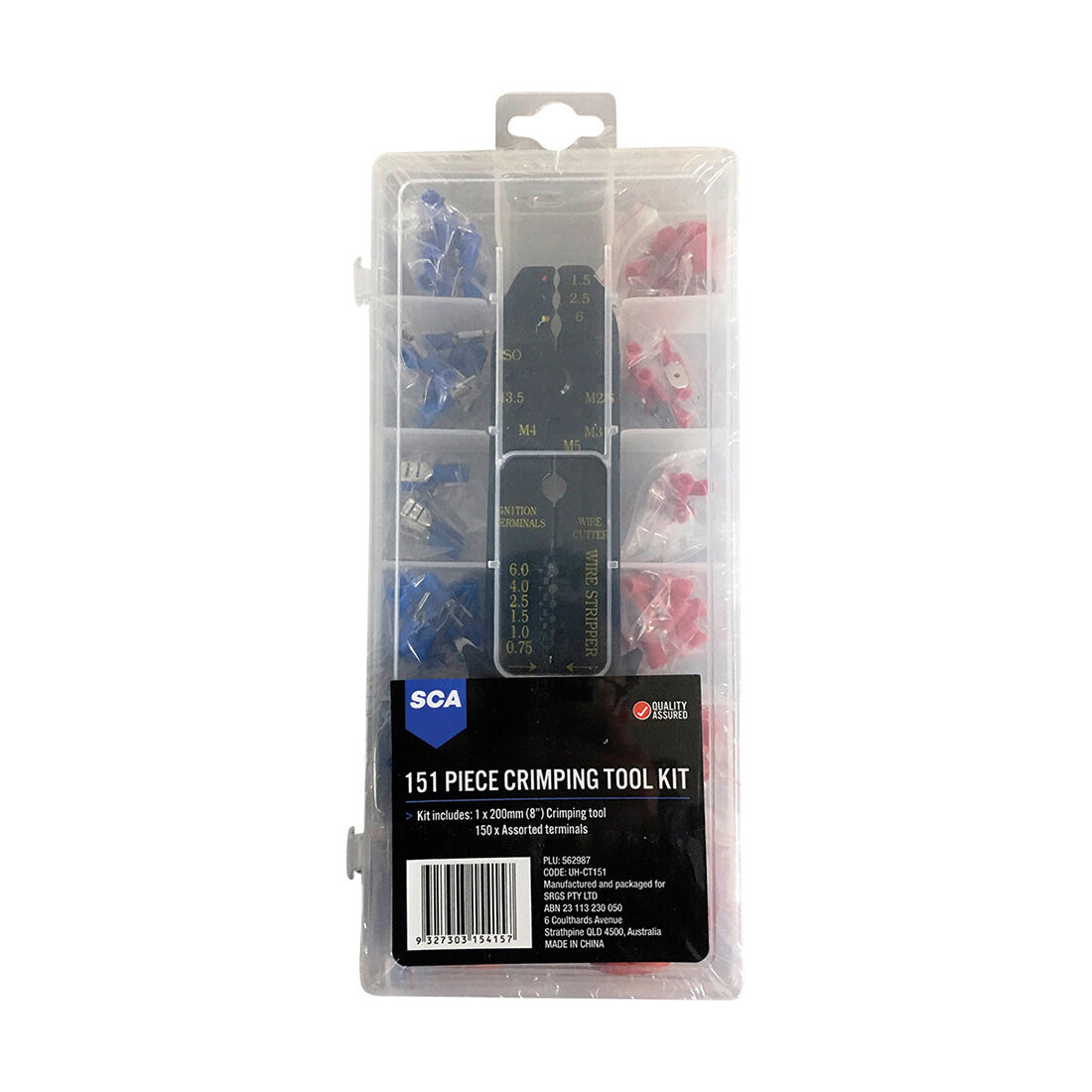 SCA Crimping Tool Kit - 151 Pieces, , scanz_hi-res
