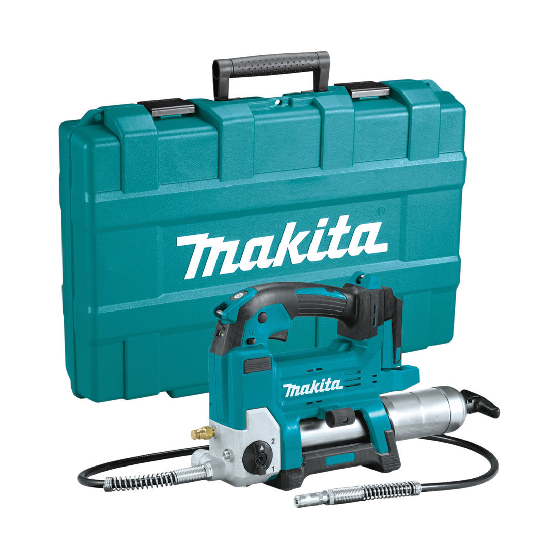 Makita 18V Grease Gun 450gm Skin DGP180ZBK, , scanz_hi-res
