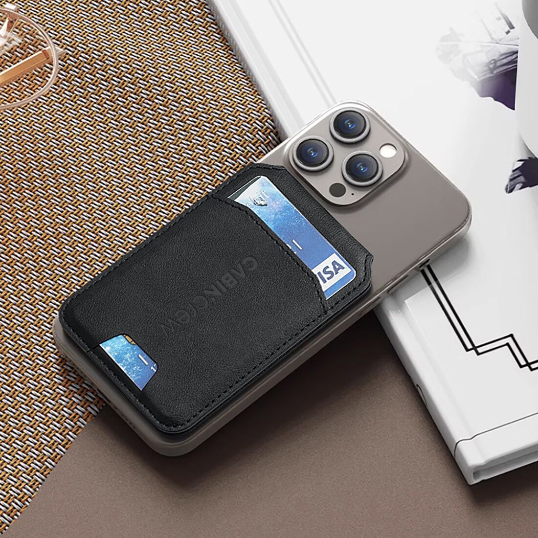 Cabin Crew 5-card Flip Fold MAG Wallet Black, , scanz_hi-res