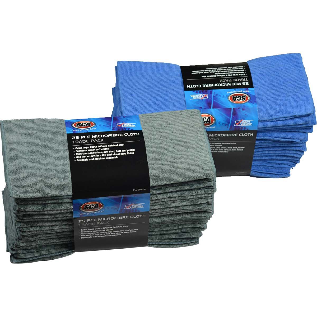 SCA Microfibre Cloths Trade 25 Pack, , scanz_hi-res