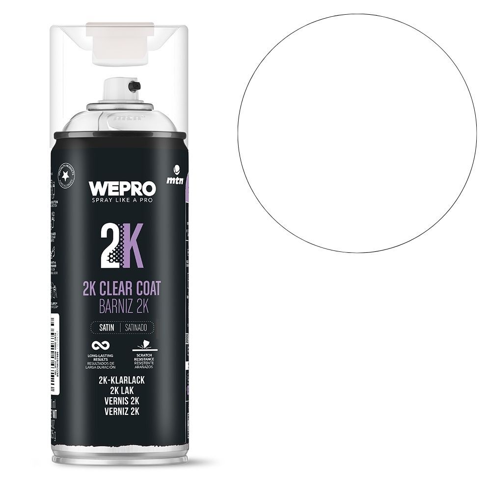 MTN WEPRO 2K Clear Coat Satin 400mL, , scanz_hi-res