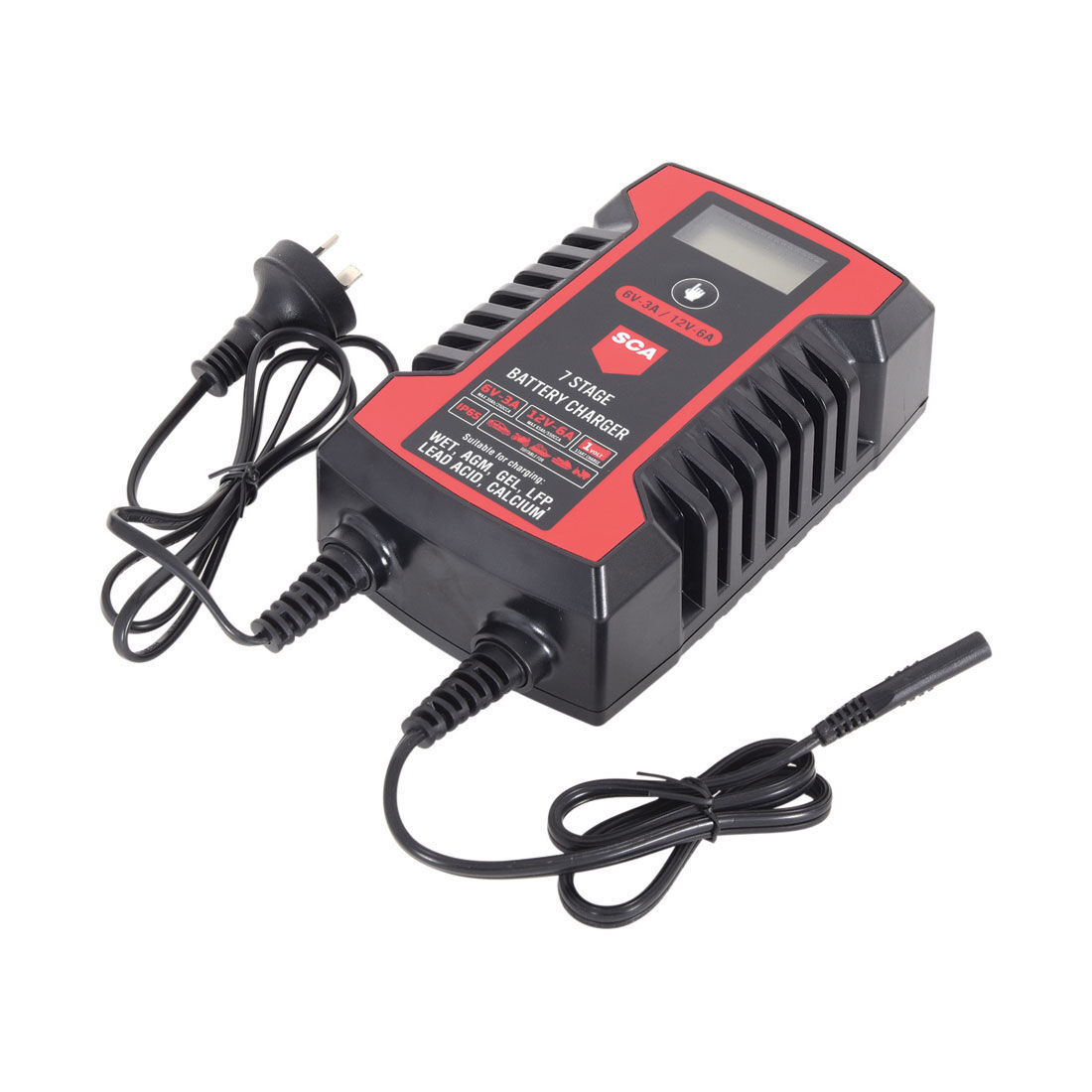 SCA 7 Stage Battery Charger 6/12V 3/6 Amp, , scanz_hi-res