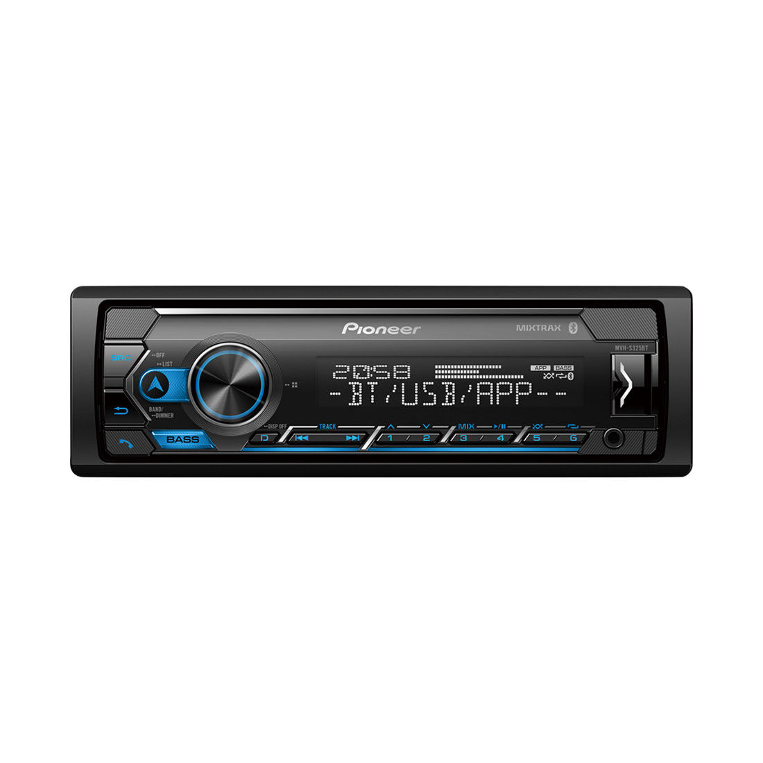 Pioneer MVH-S325BT Single DIN Head Unit with Bluetooth, , scanz_hi-res
