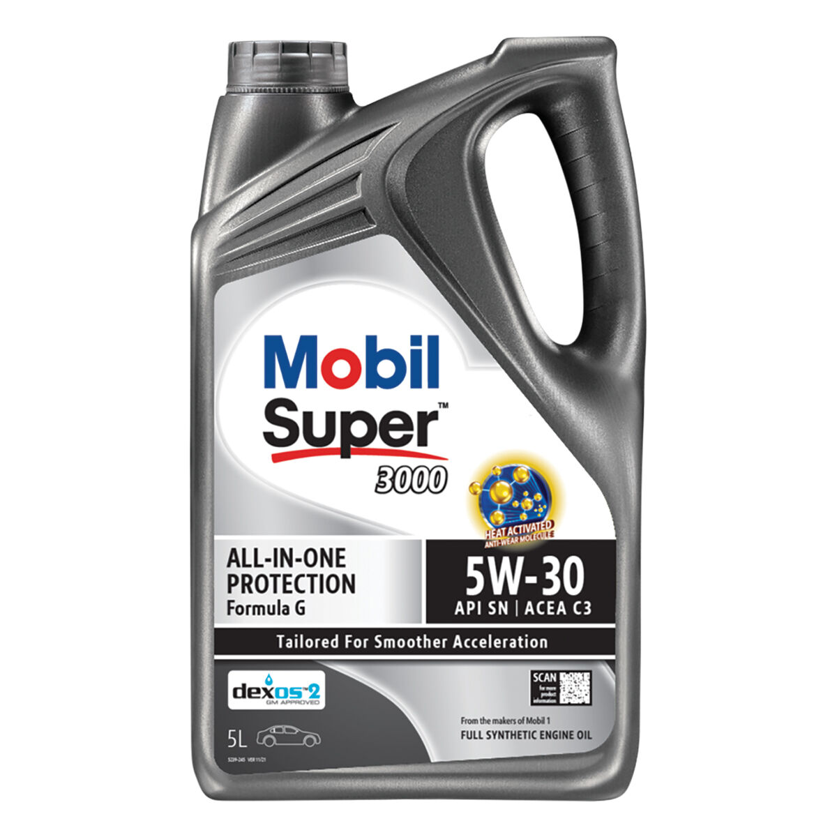 Mobil Super 3000 Formula G Engine Oil 5W-30 5 Litre, , scanz_hi-res
