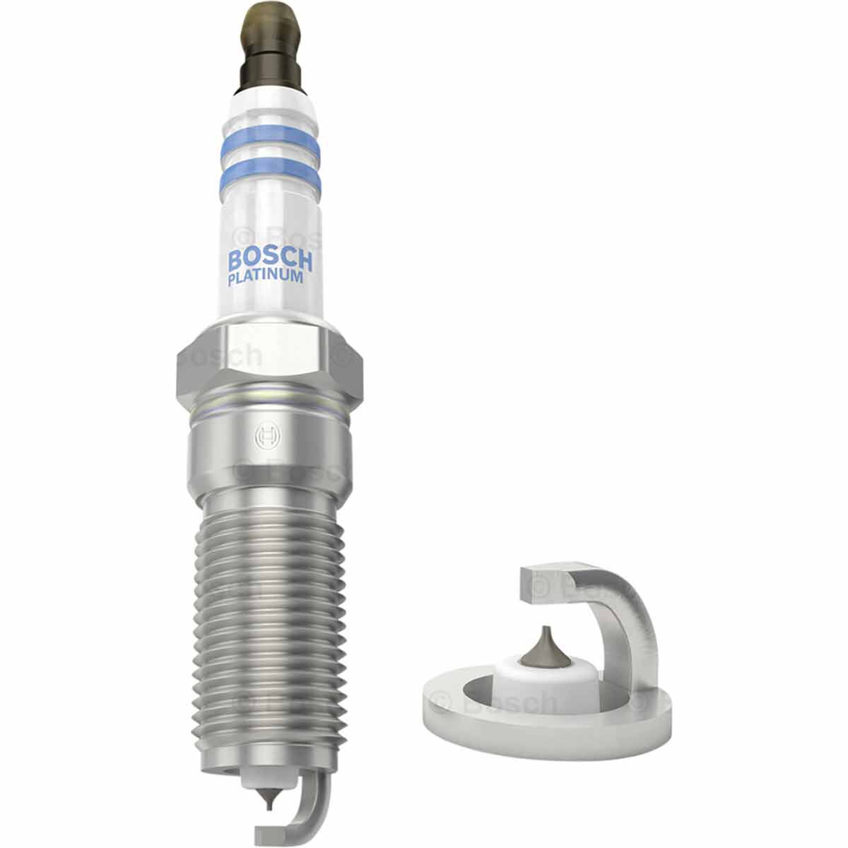 Bosch Platinum Spark Plug Single HR8MPP30V, , scanz_hi-res