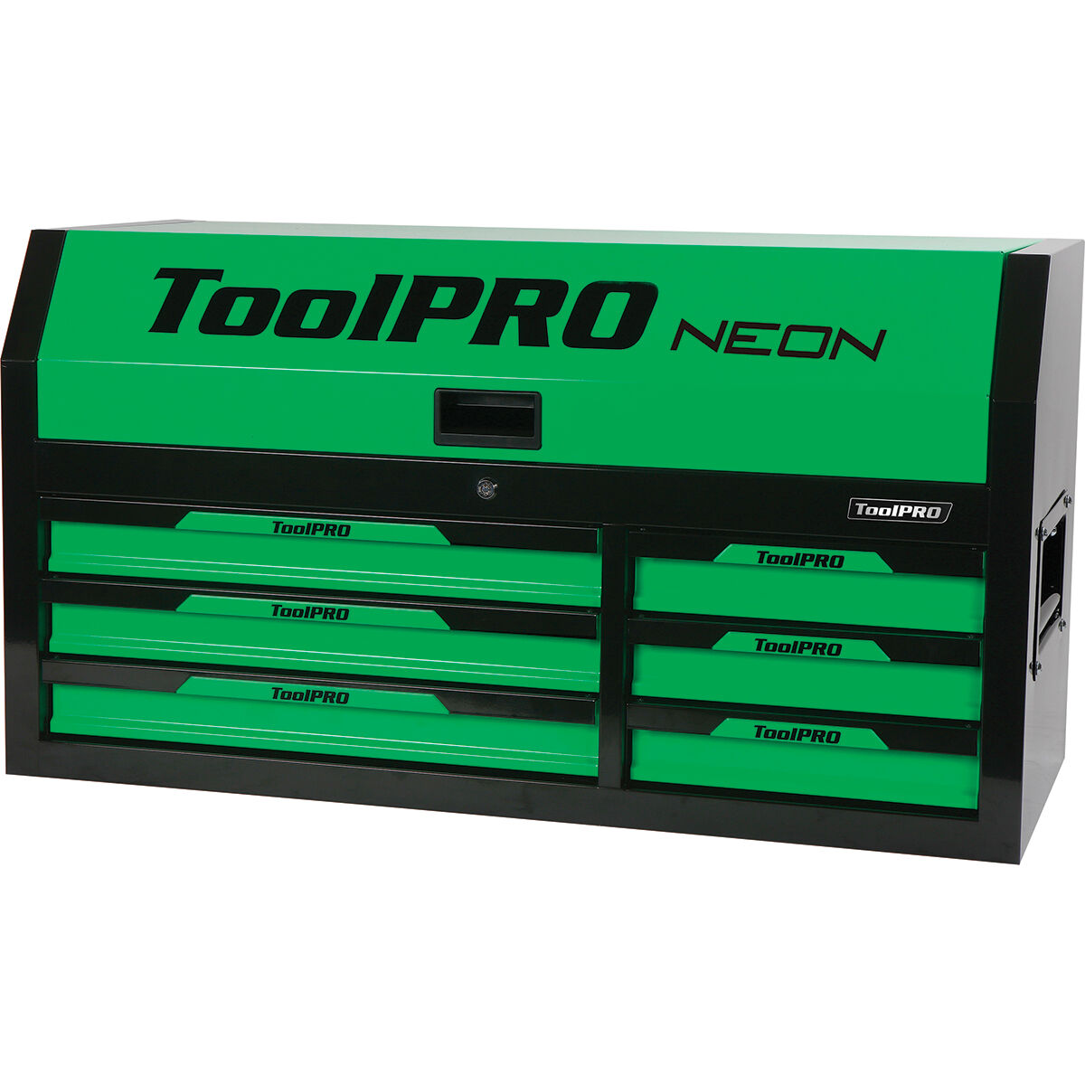 ToolPRO Neon Tool Chest Green 6 Drawer 42 Inch, , scanz_hi-res