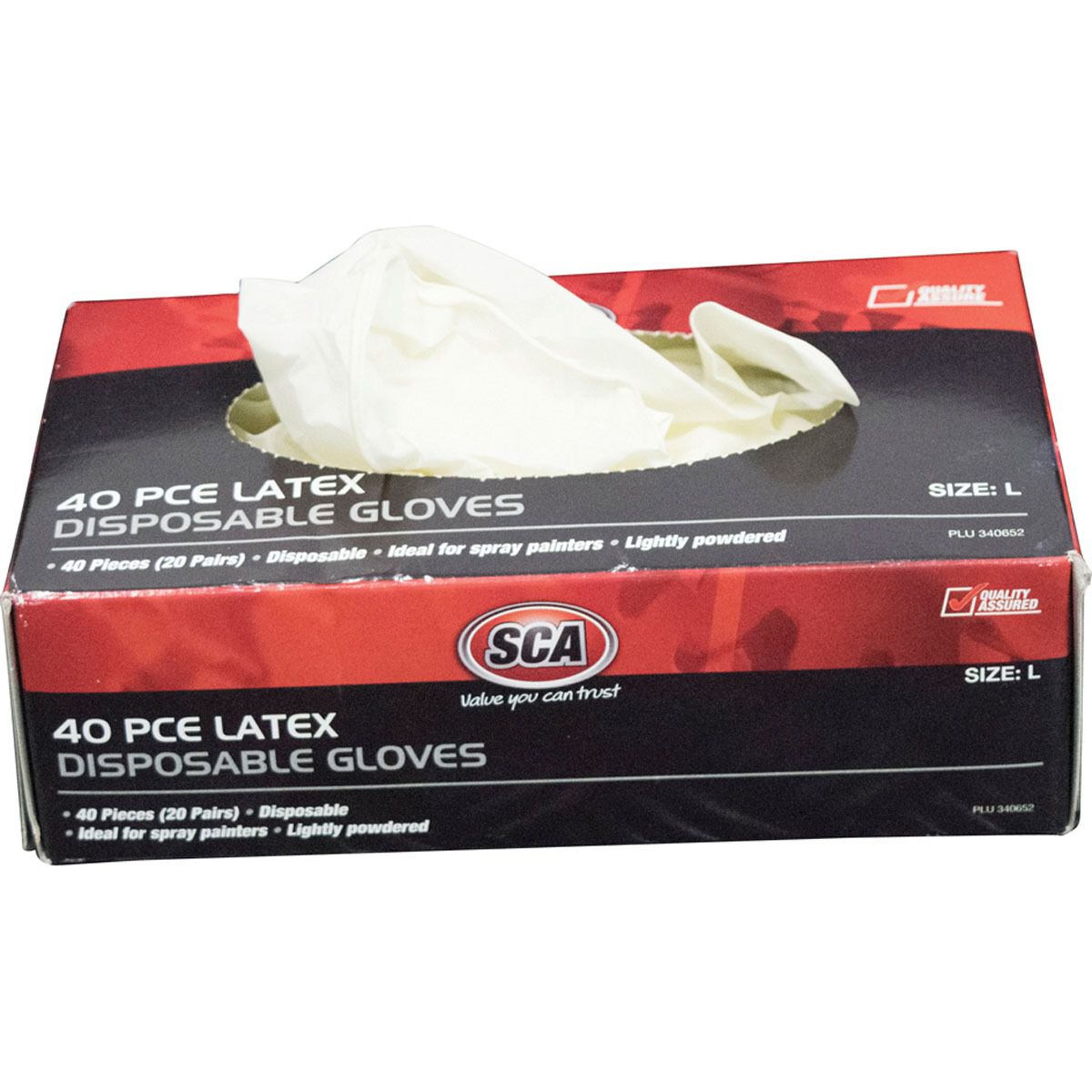 SCA Work Gloves - Latex, Large, 40 Pack, , scanz_hi-res
