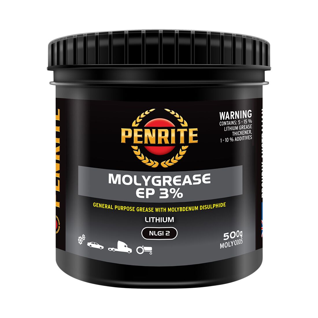 Penrite Molygrease EP 3% 500g, , scanz_hi-res