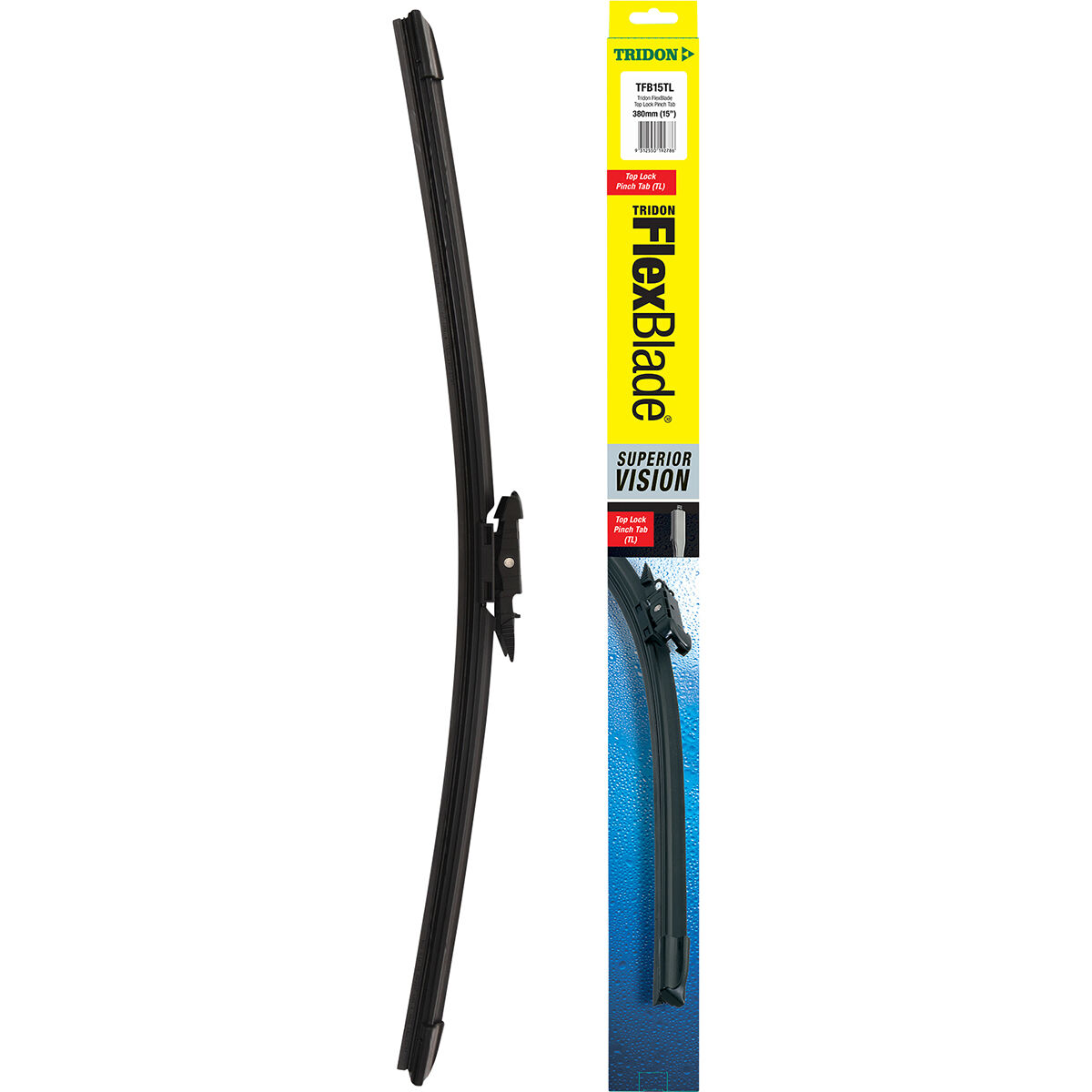 Tridon FlexBlade Wiper 380mm (15") Single - TFB15TL, , scanz_hi-res