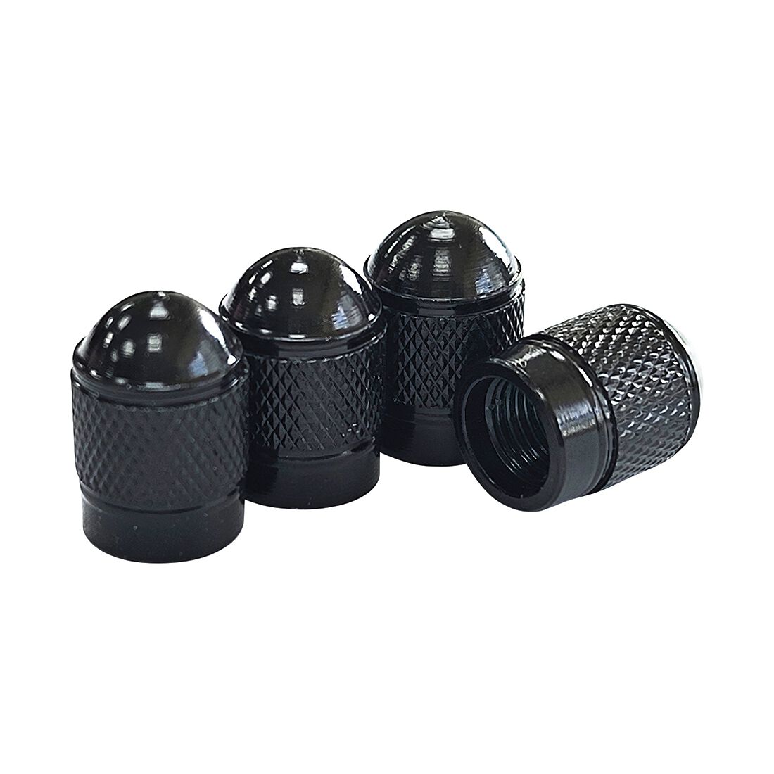 SCA Valve Caps 4 Pack Anodised Black, , scanz_hi-res