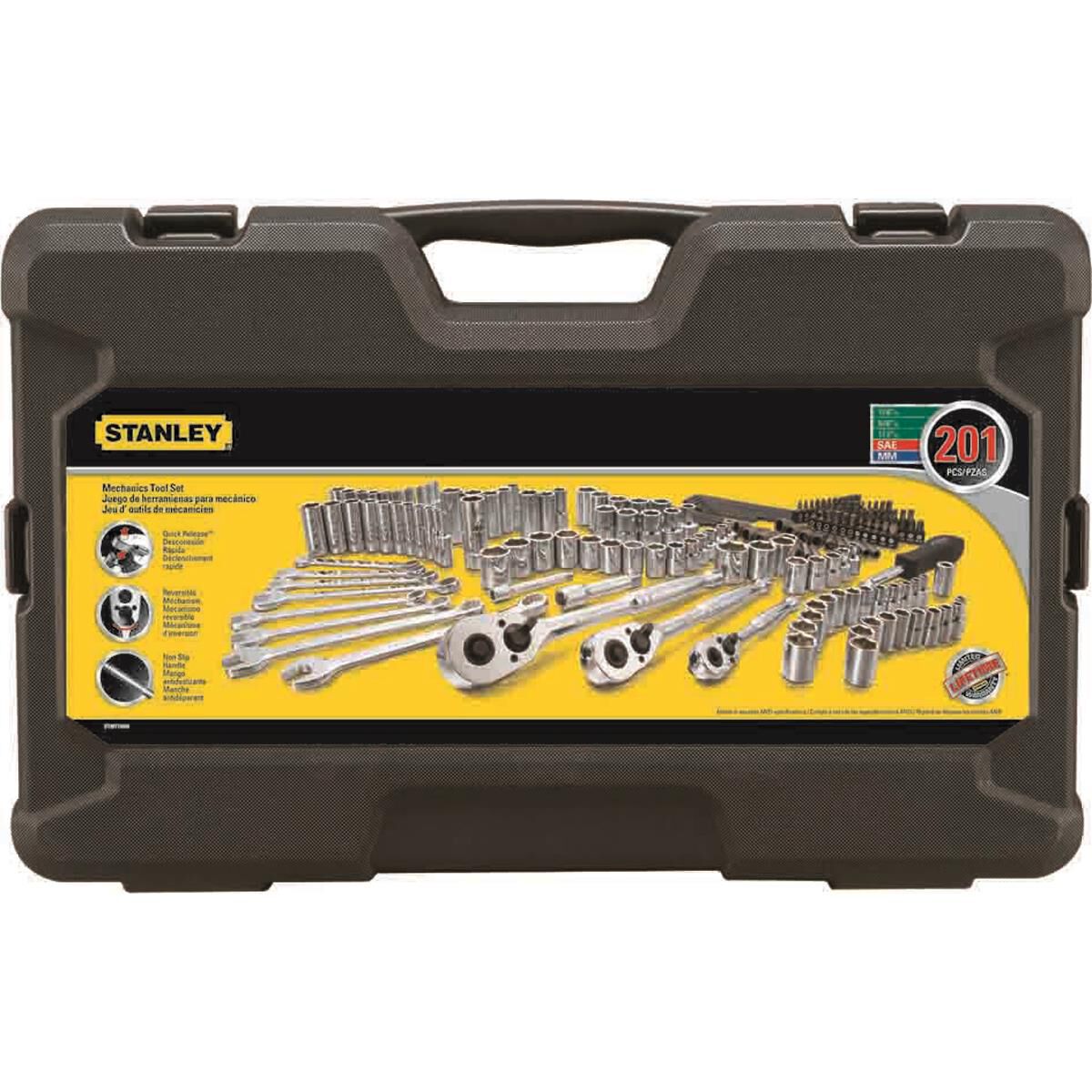 Stanley Mechanics Tool Kit 201 Piece, , scanz_hi-res