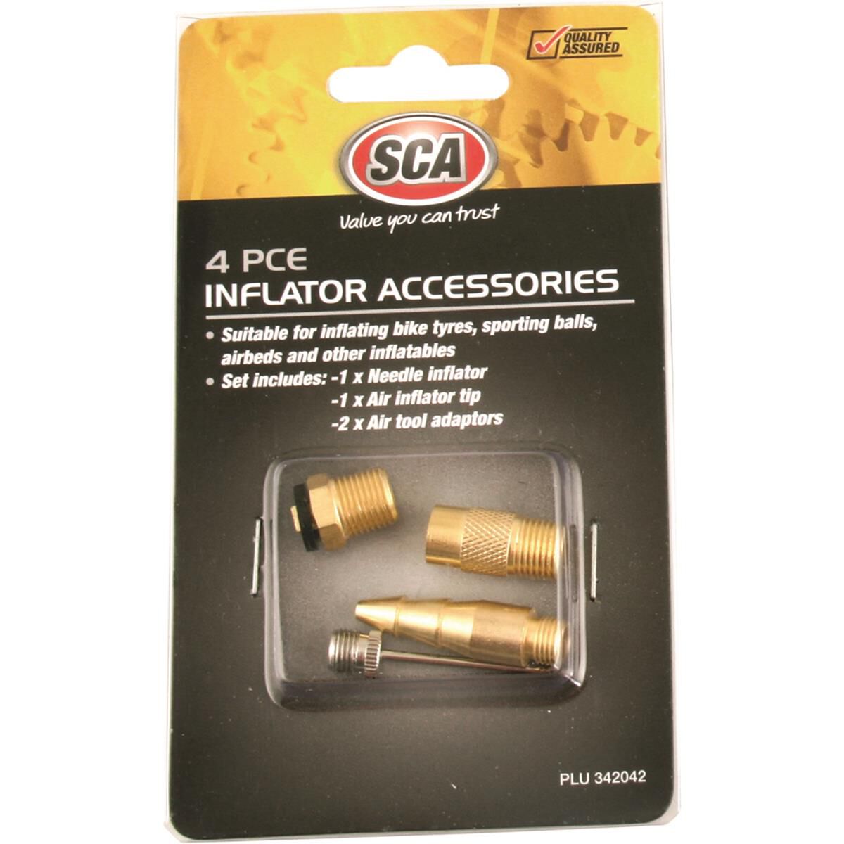 SCA Inflator Air Adaptors - 4 Piece, , scanz_hi-res