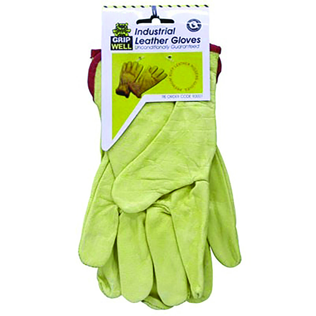 Gripwell Work Gloves - Leather, Industrial, , scanz_hi-res