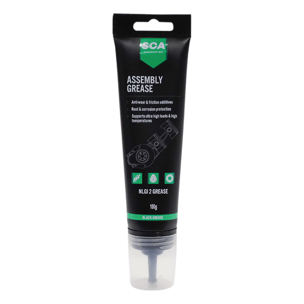 SCA Assembly Grease Tube with Nozzle 100G, , scanz_hi-res