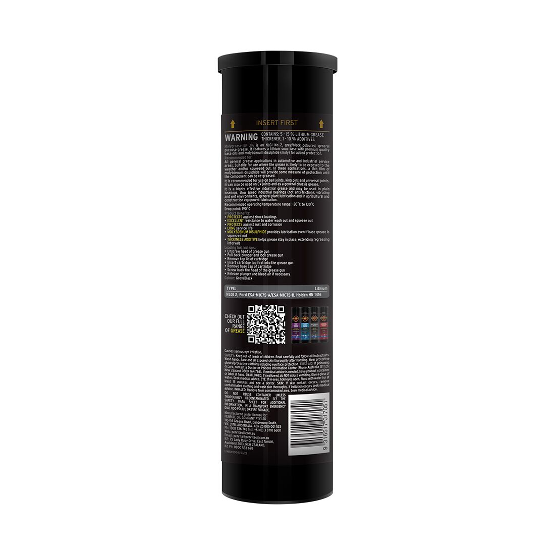 Penrite Molygrease EP 3% 450g, , scanz_hi-res