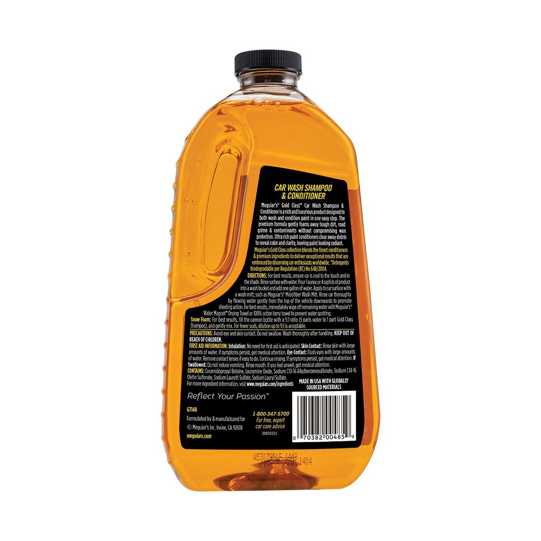 Meguiar's Gold Class Car Wash 1.4 Litre, , scanz_hi-res