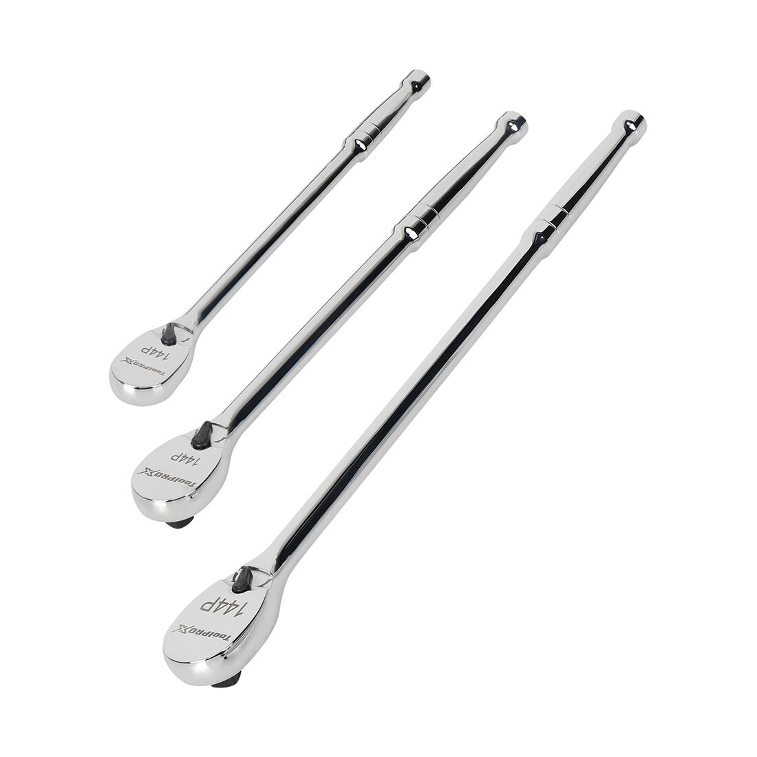 ToolPRO-X 144 Position Ratchet Long Handle 3 Piece Set, , scanz_hi-res