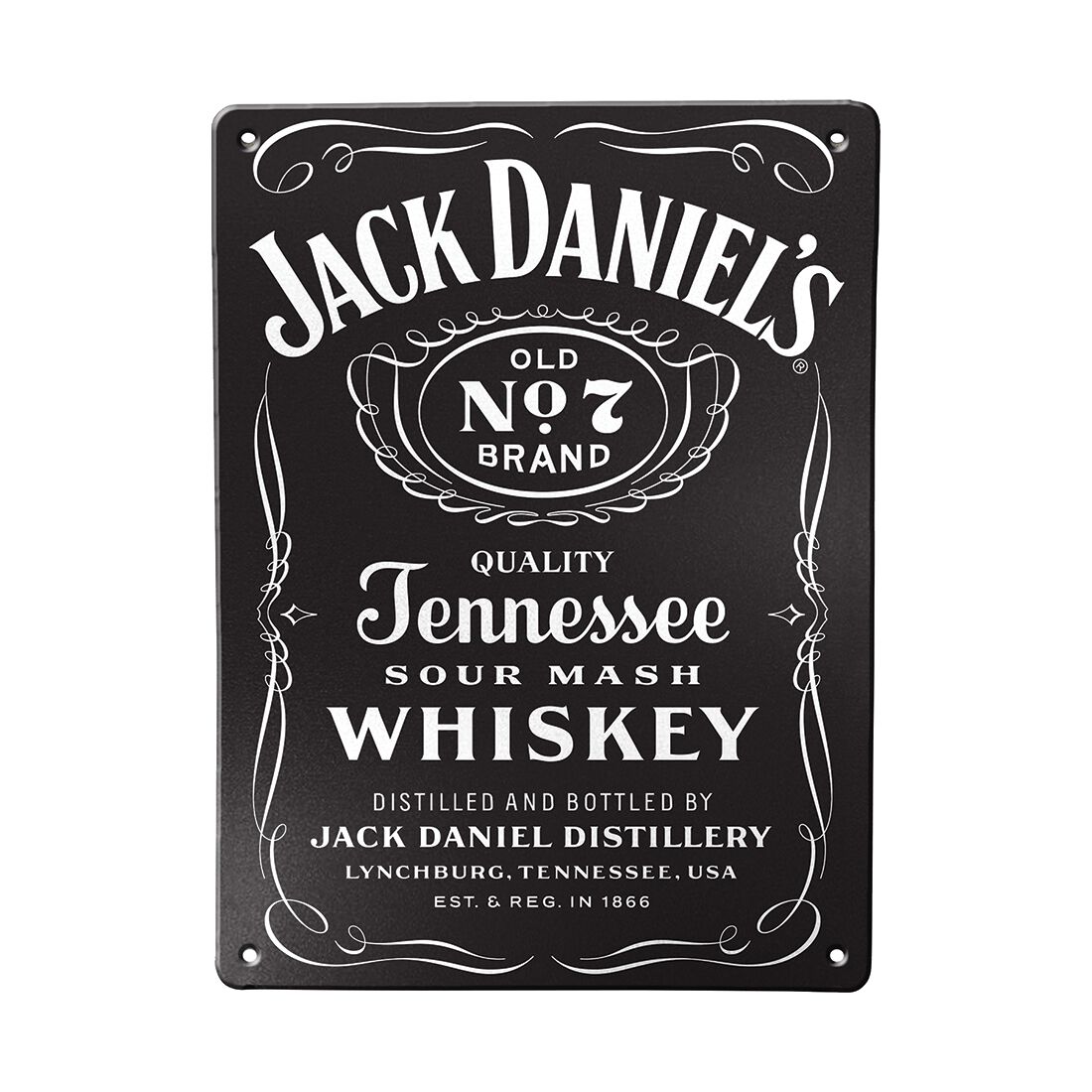 Jack Daniels Vintage Tin Sign, , scanz_hi-res