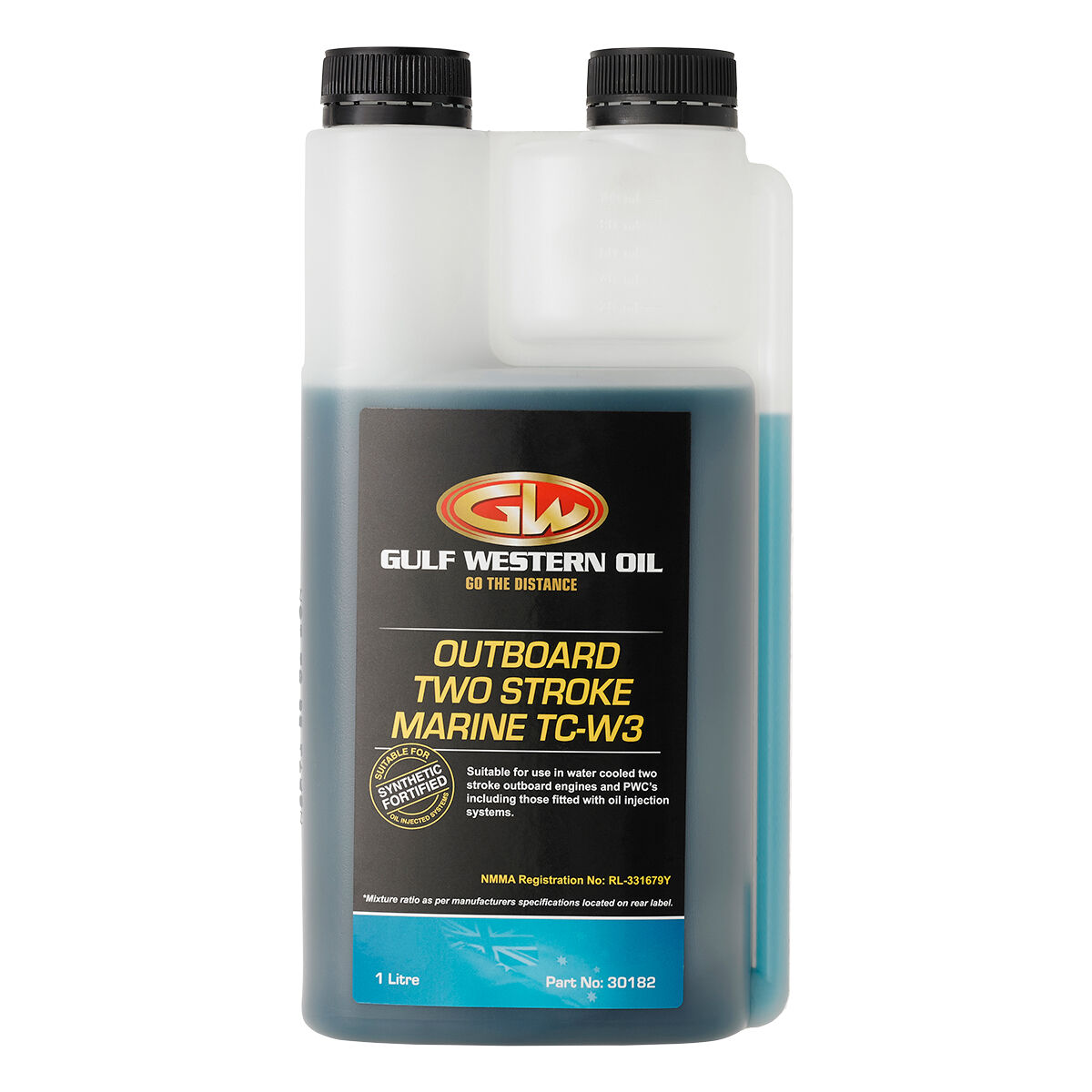 Gulf Western 2 Stroke Outboard Oil - 1 Litre, , scanz_hi-res