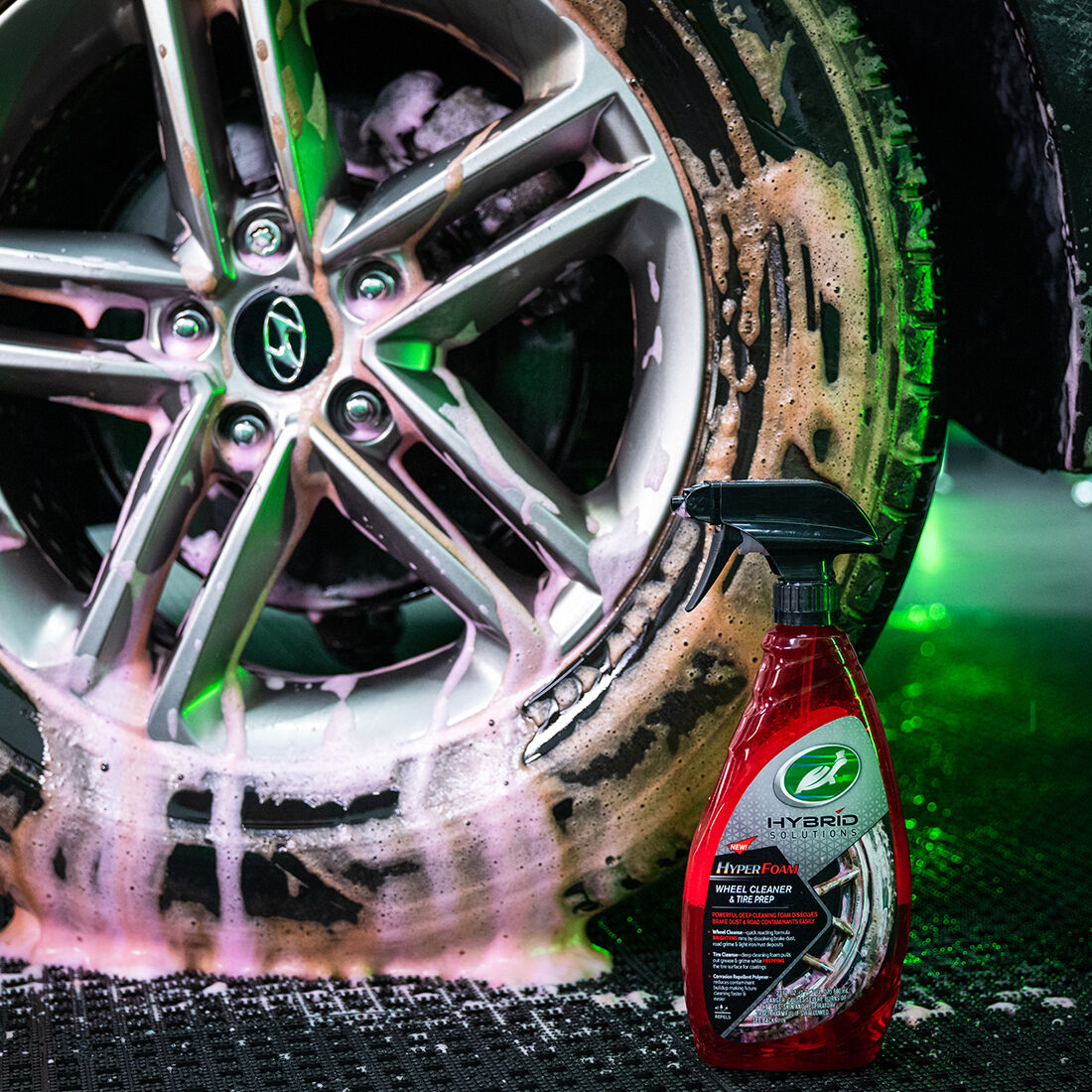 Turtle Wax Hyper Foam Wheel Cleaner & Tyre Prep 680mL, , scanz_hi-res