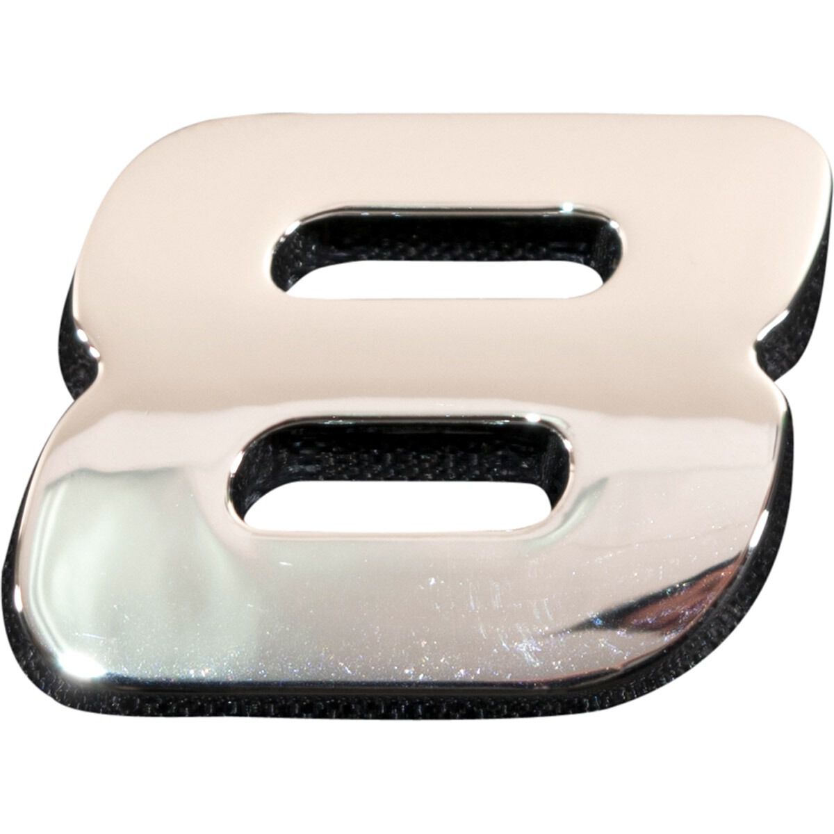 SCA 3D Chrome Badge Number 8, , scanz_hi-res