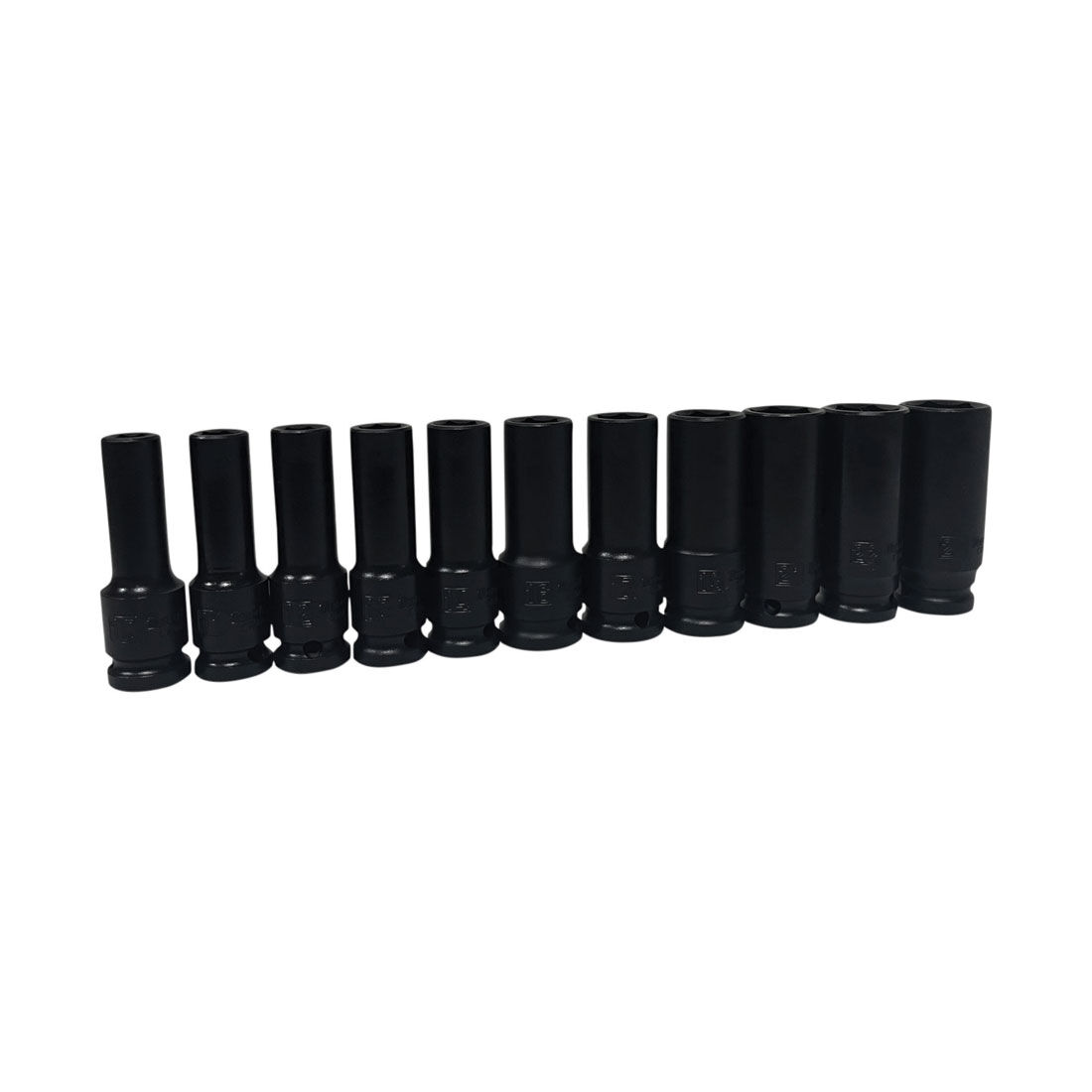 ToolPRO Deep Impact Socket Set 1/2" Drive Metric 11 Piece, , scanz_hi-res