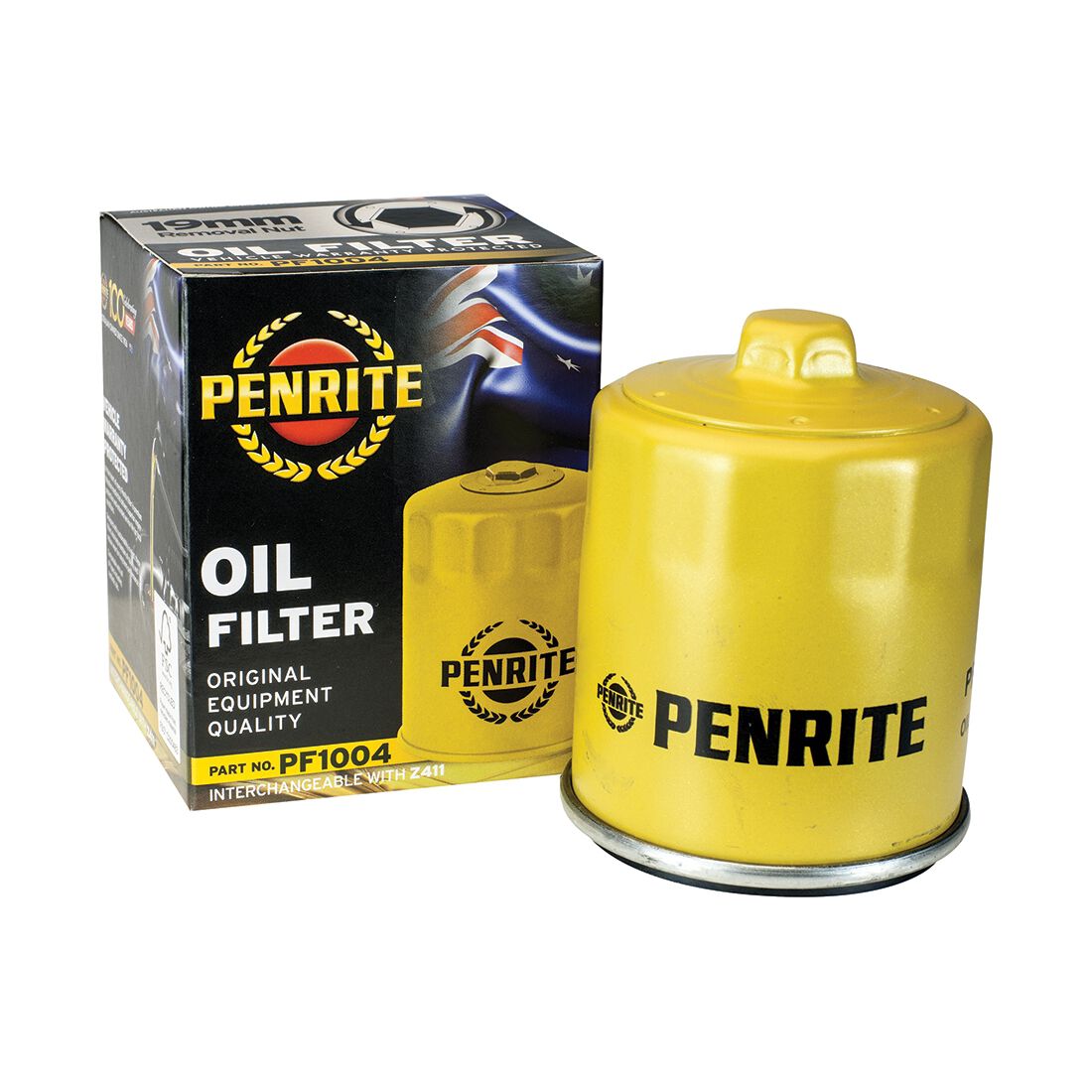 Penrite Oil Filter PF1004 (Interchangeable with Z411), , scanz_hi-res