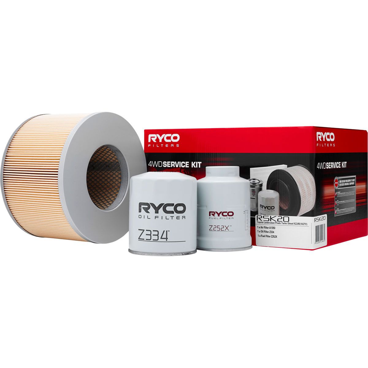 Ryco Service Kit to suit Toyota Landcruiser HZJ105 - RSK20, , scanz_hi-res
