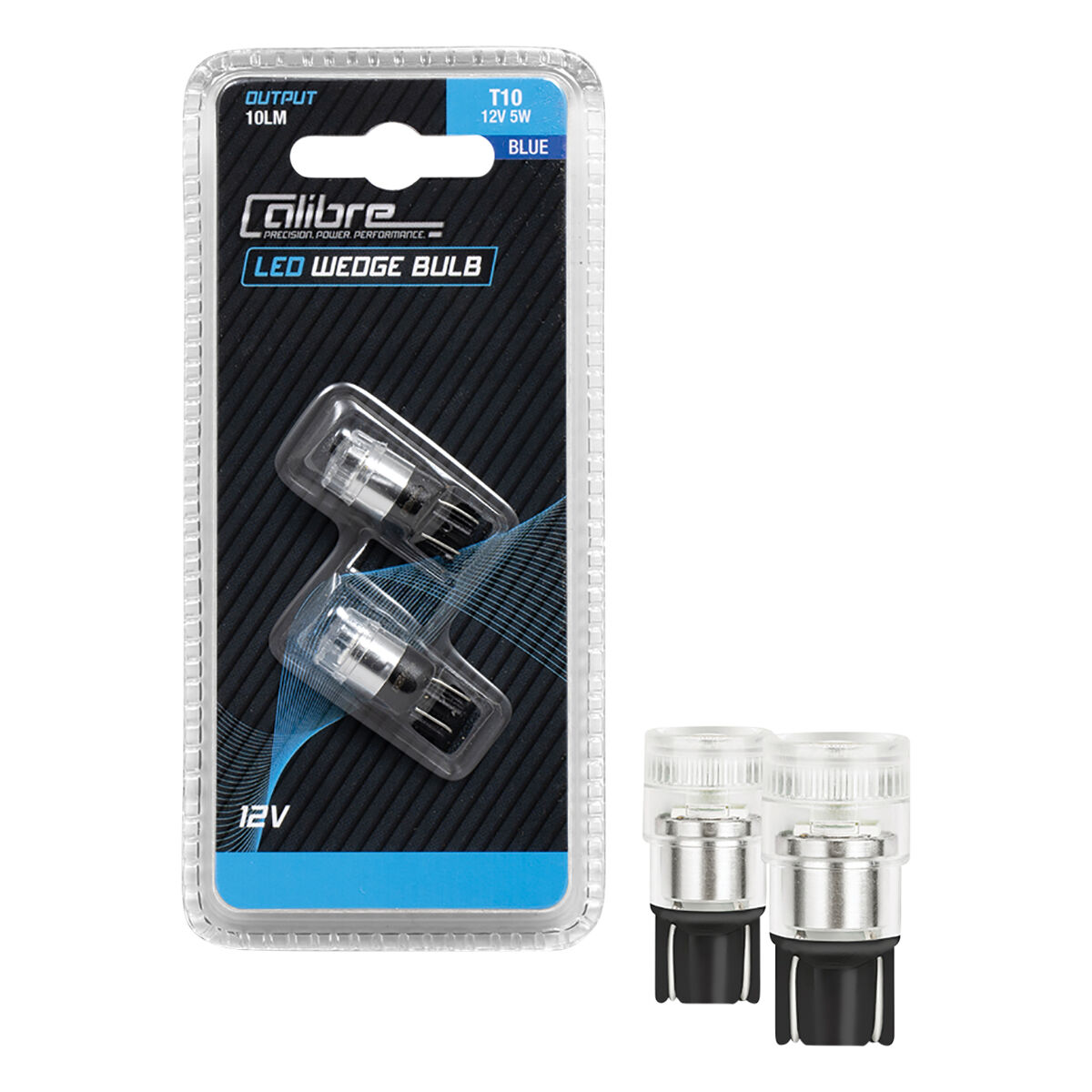 Calibre Automotive Globes - LED Blue Wedge 12V, 5W, T-10, , scanz_hi-res